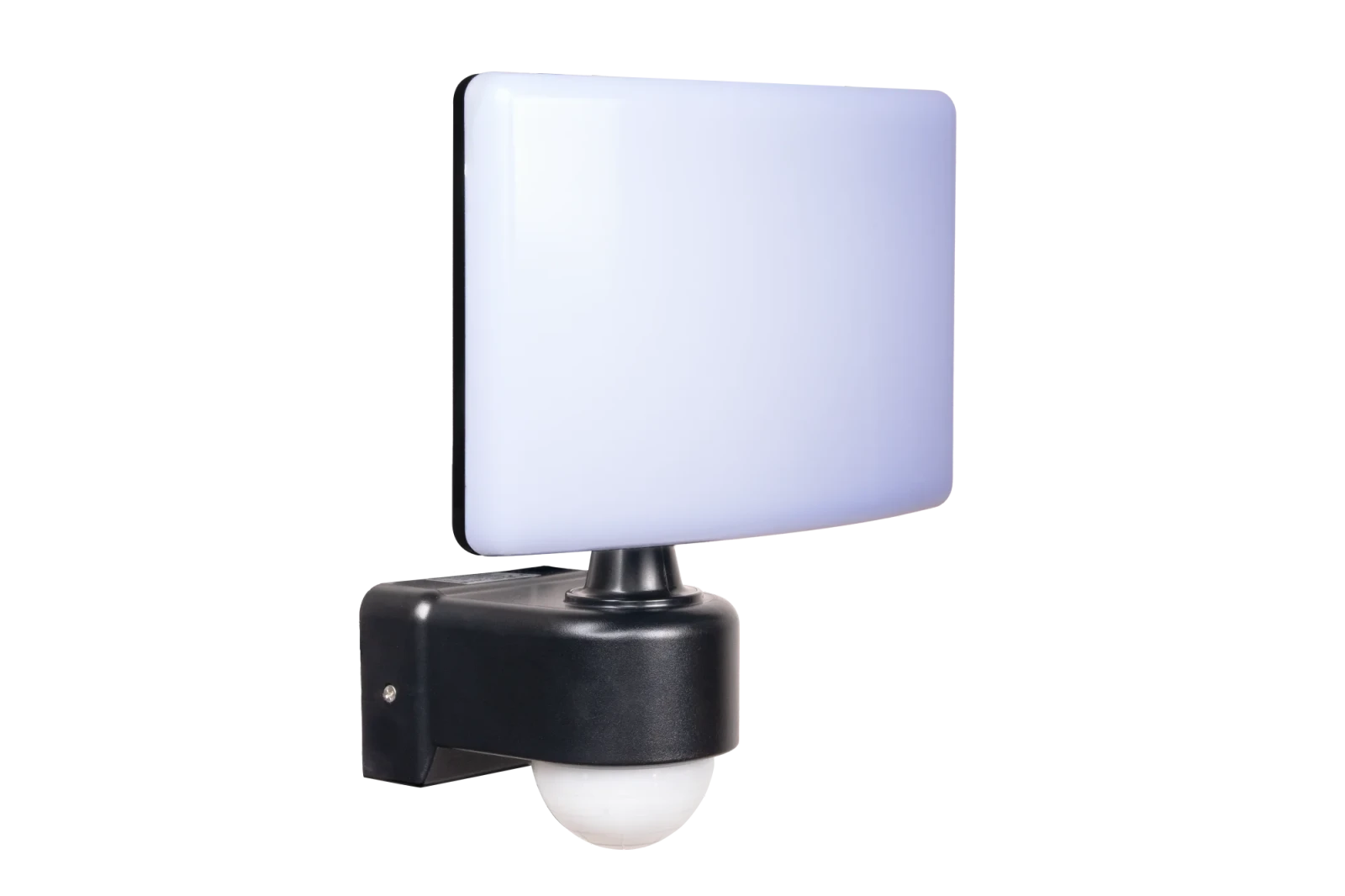 LED Breedstraler met Bewegingssensor, 30W, 4000K, IP65, Zwart