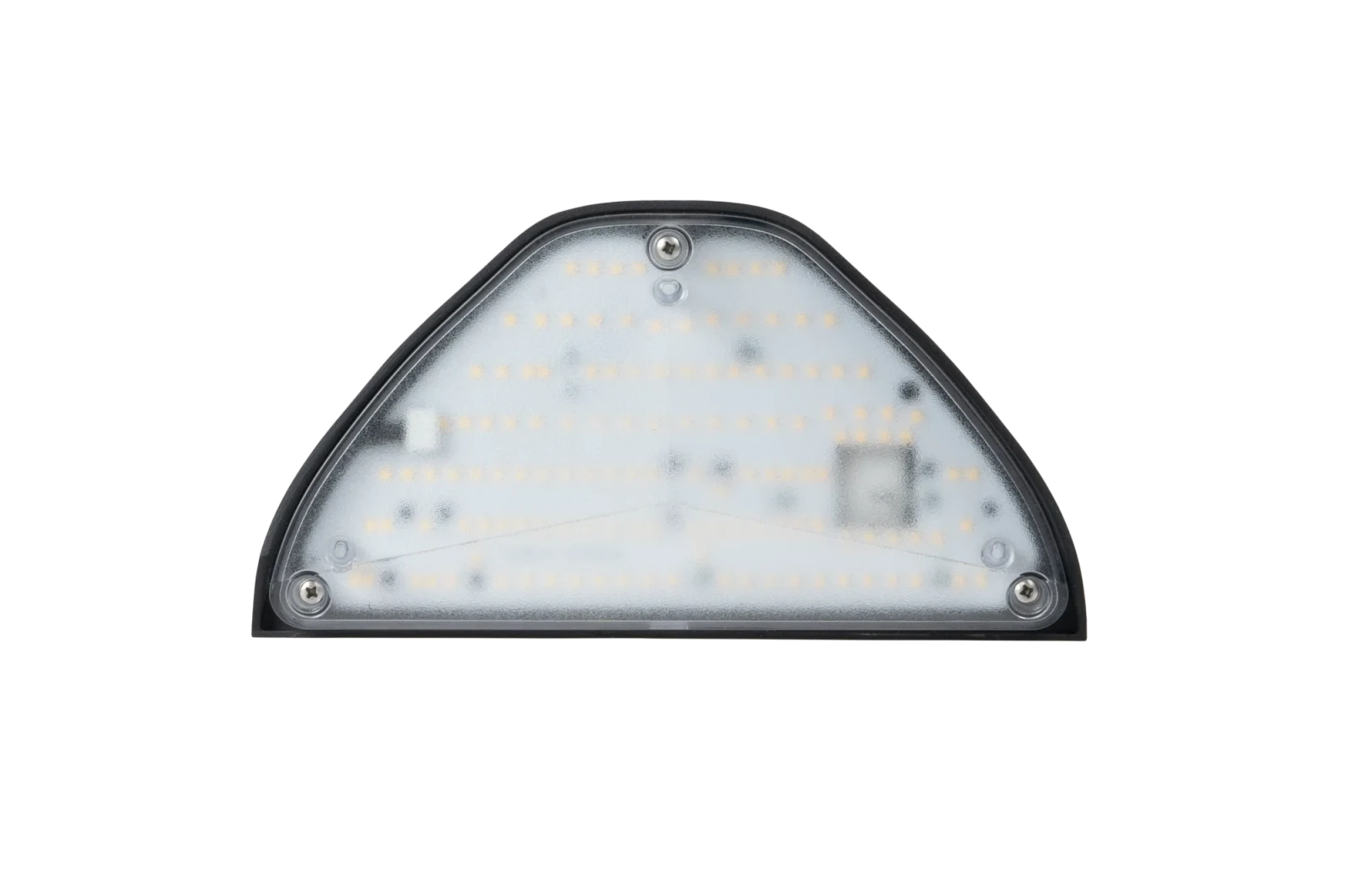 LED Industriële Wandlamp met Schemerschakelaar, 20W, 4000K, IP65, IK10, Zwart