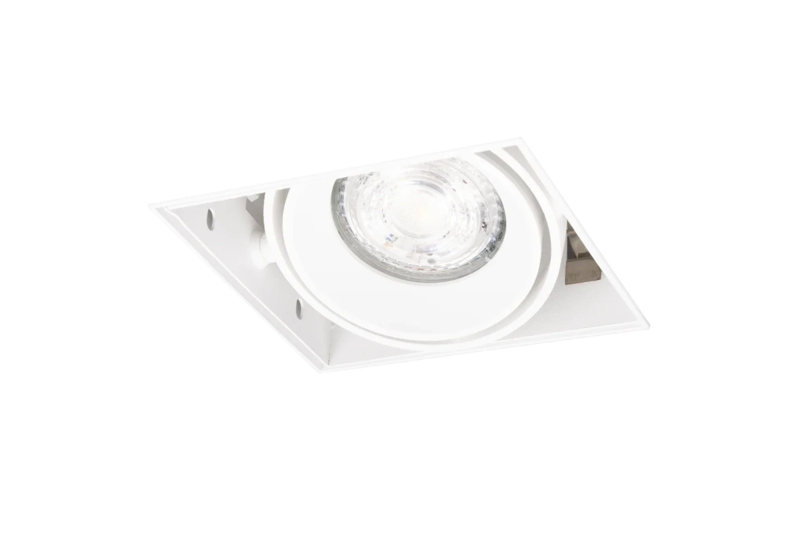 Inbouw Trimless Fitting, 1xGU10, Wit