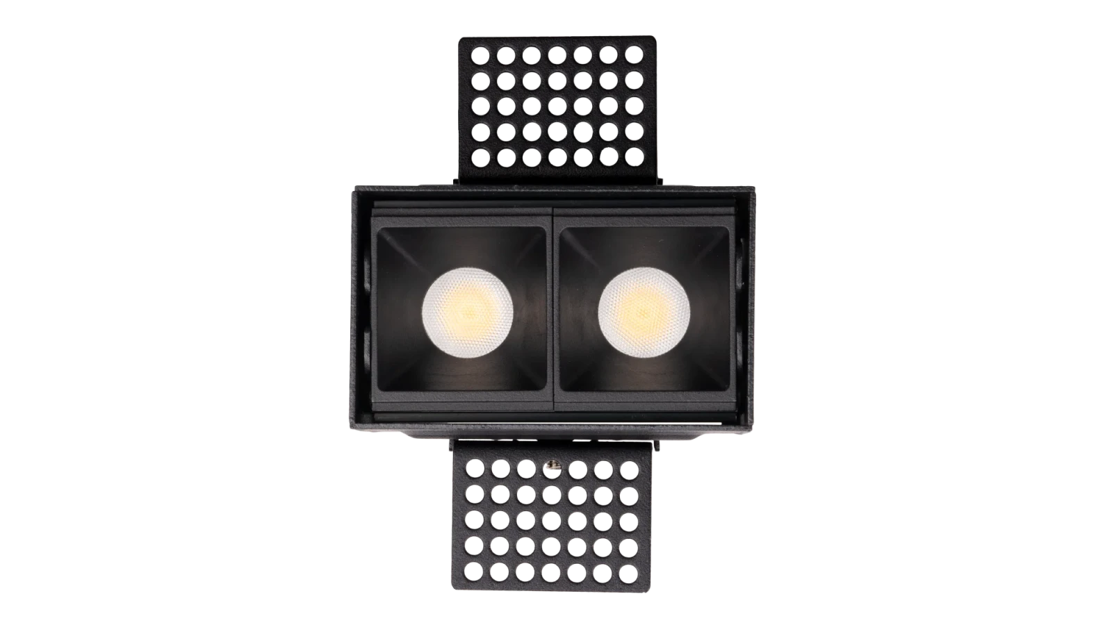 LED Inbouw Trimless Linear Downlight, 2x3W, 2700K, Zwart