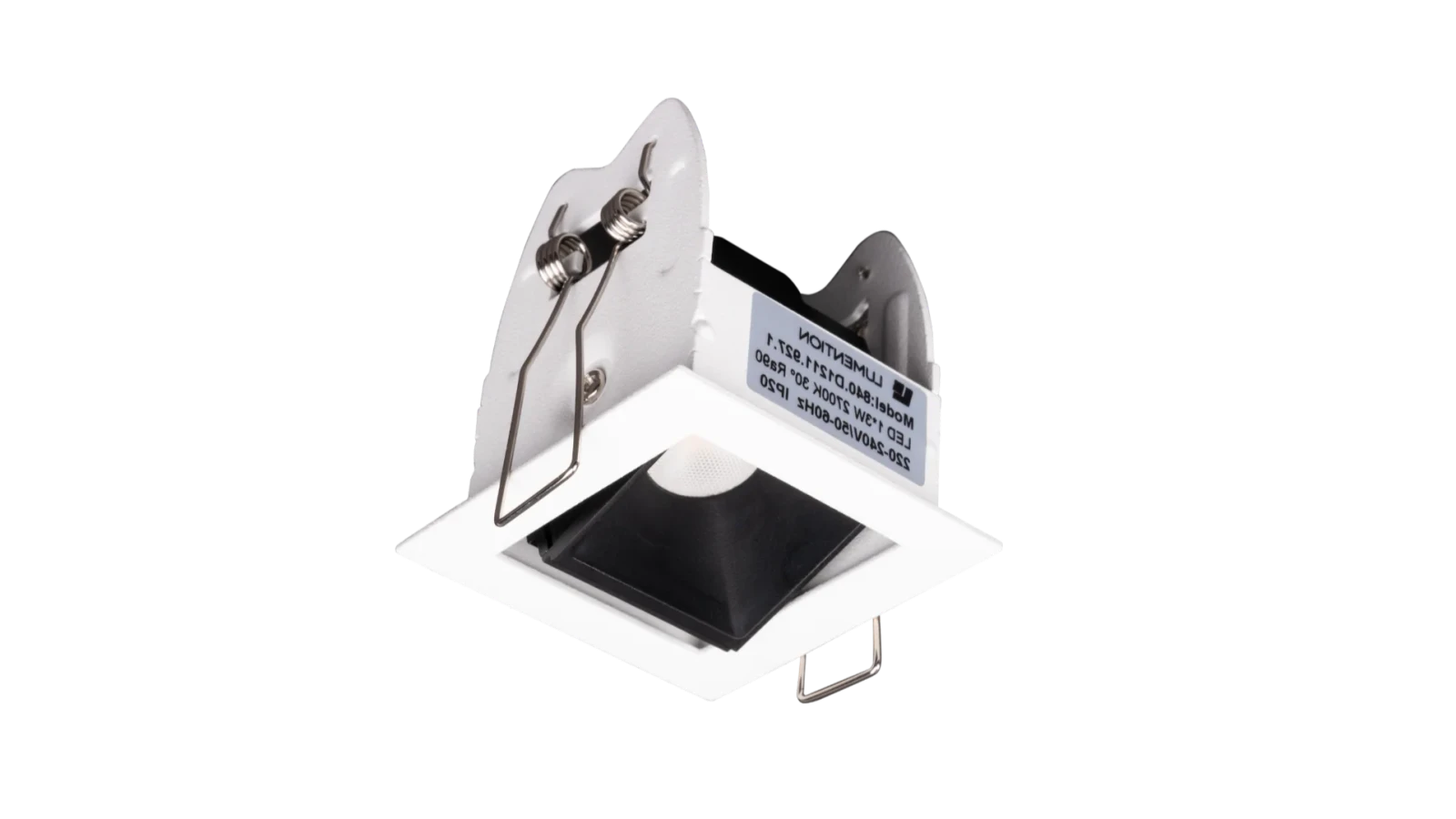 LED Inbouw Linear Downlight, 1x3W, 2700K, Wit