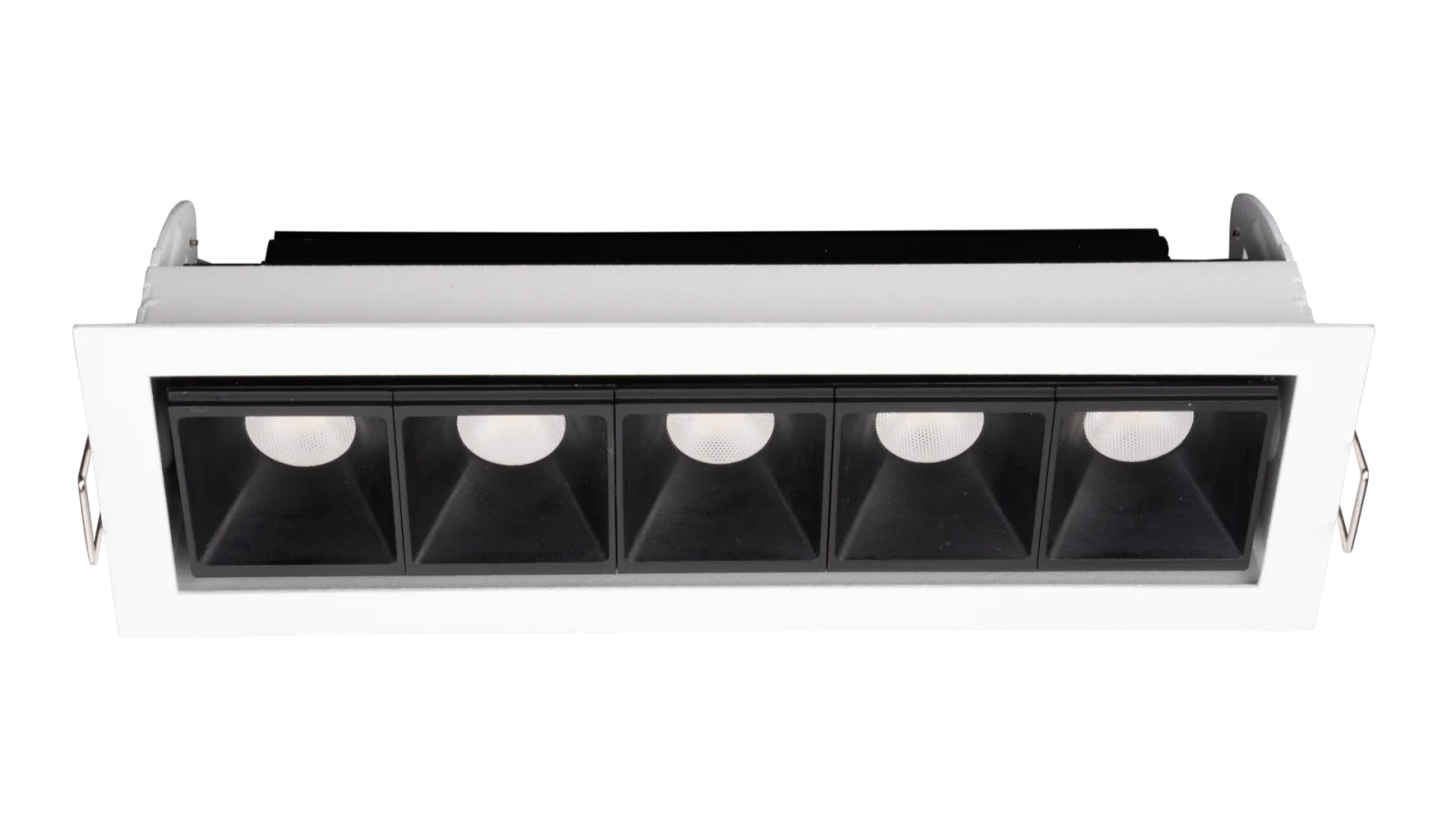 LED Inbouw Linear Downlight, 5x3W, 2700K, Wit