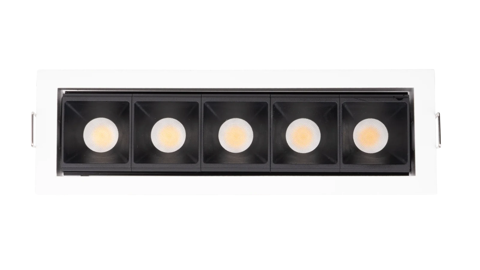 LED Inbouw Linear Downlight, 5x3W, 2700K, Wit