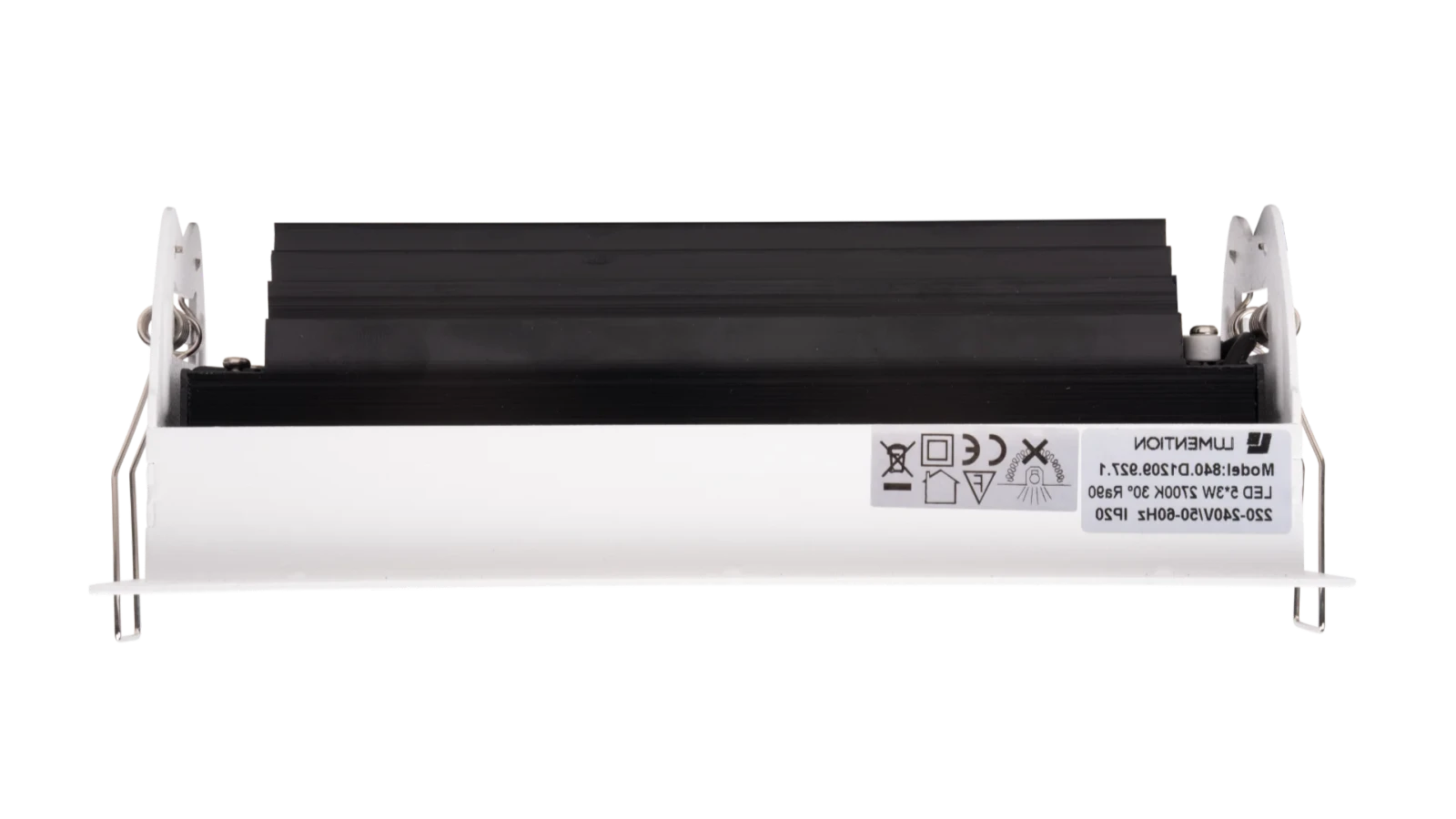 LED Inbouw Linear Downlight, 5x3W, 2700K, Wit