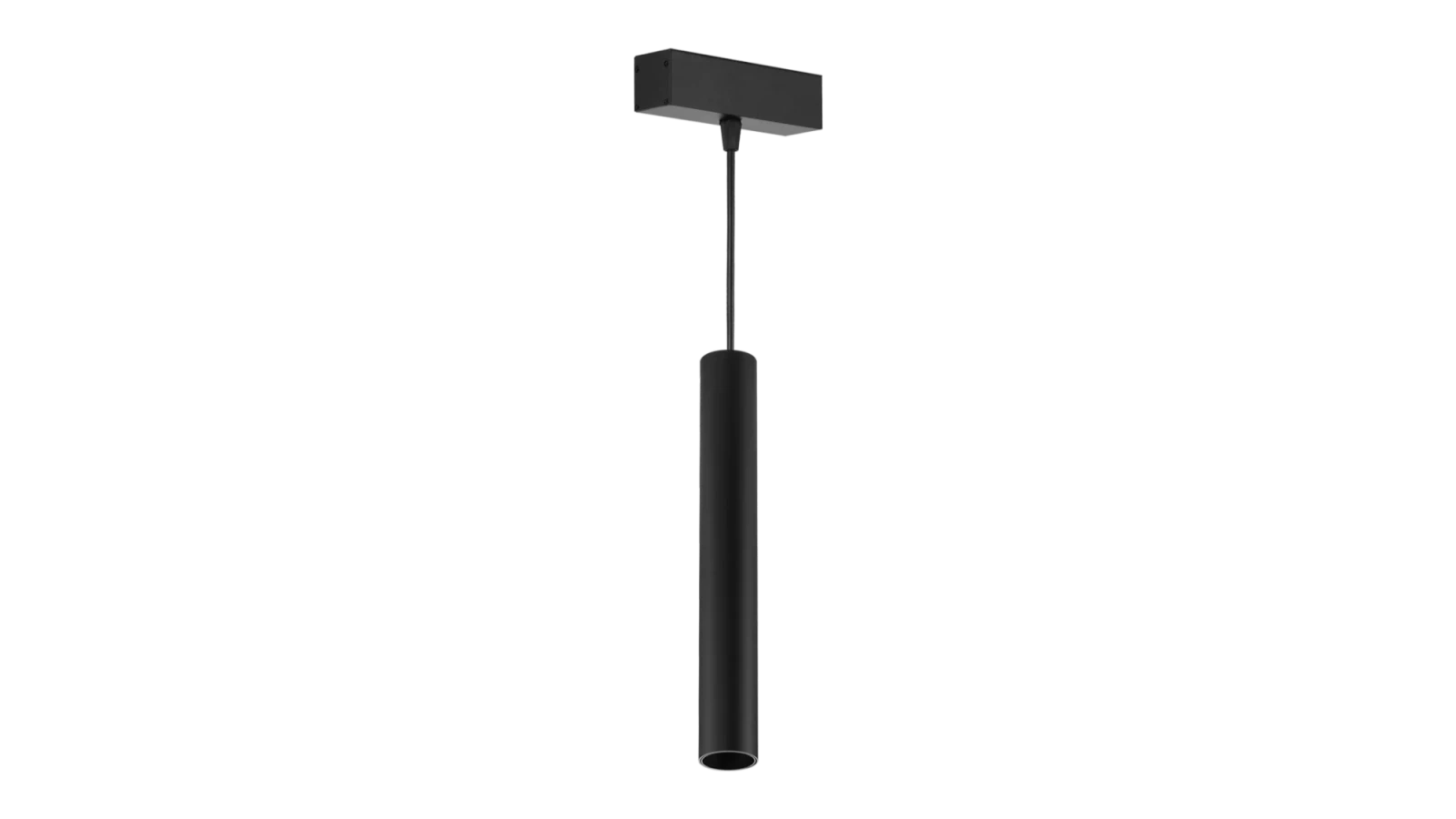 Track Hanglamp Spot, 24V, 10W, 3000K, Mat Zwart, Dimbaar