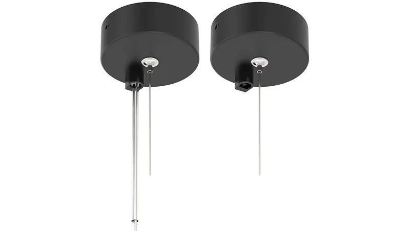 24V Track Rail Pendant Kit, Mat Zwart, 3m Staalkabel met Stroomdraad