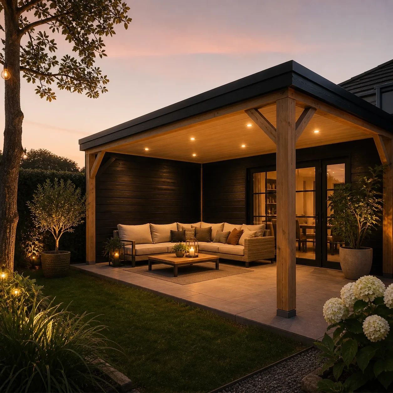 LED Verandaspot, 3W, 3000K, Aluminium