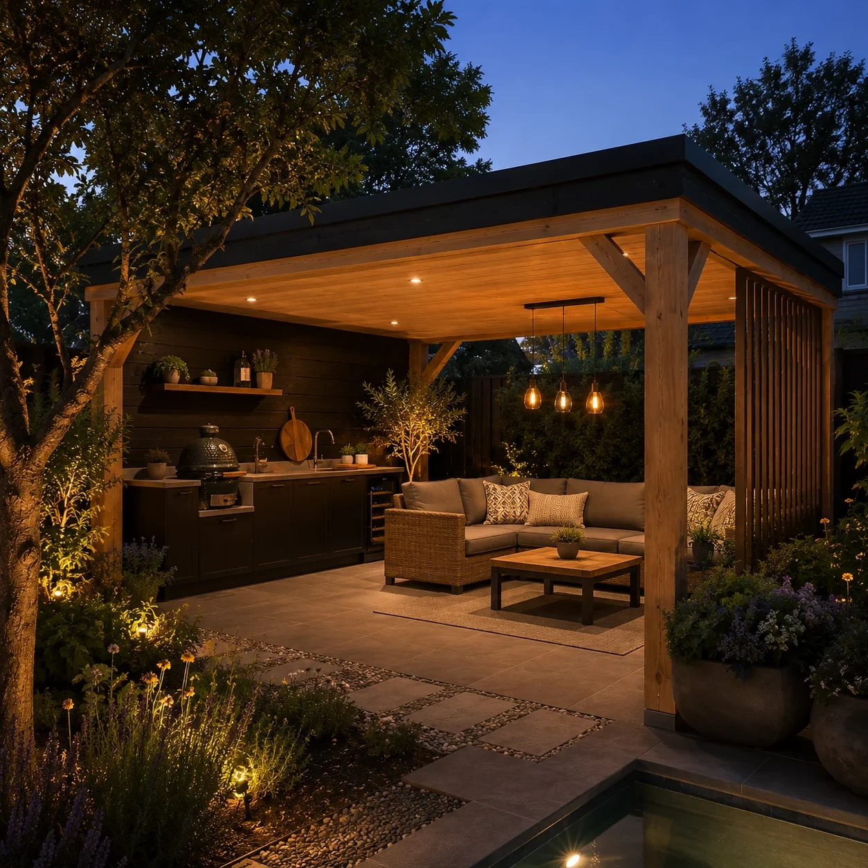 LED Verandaspot, 3W, 3000K, Aluminium