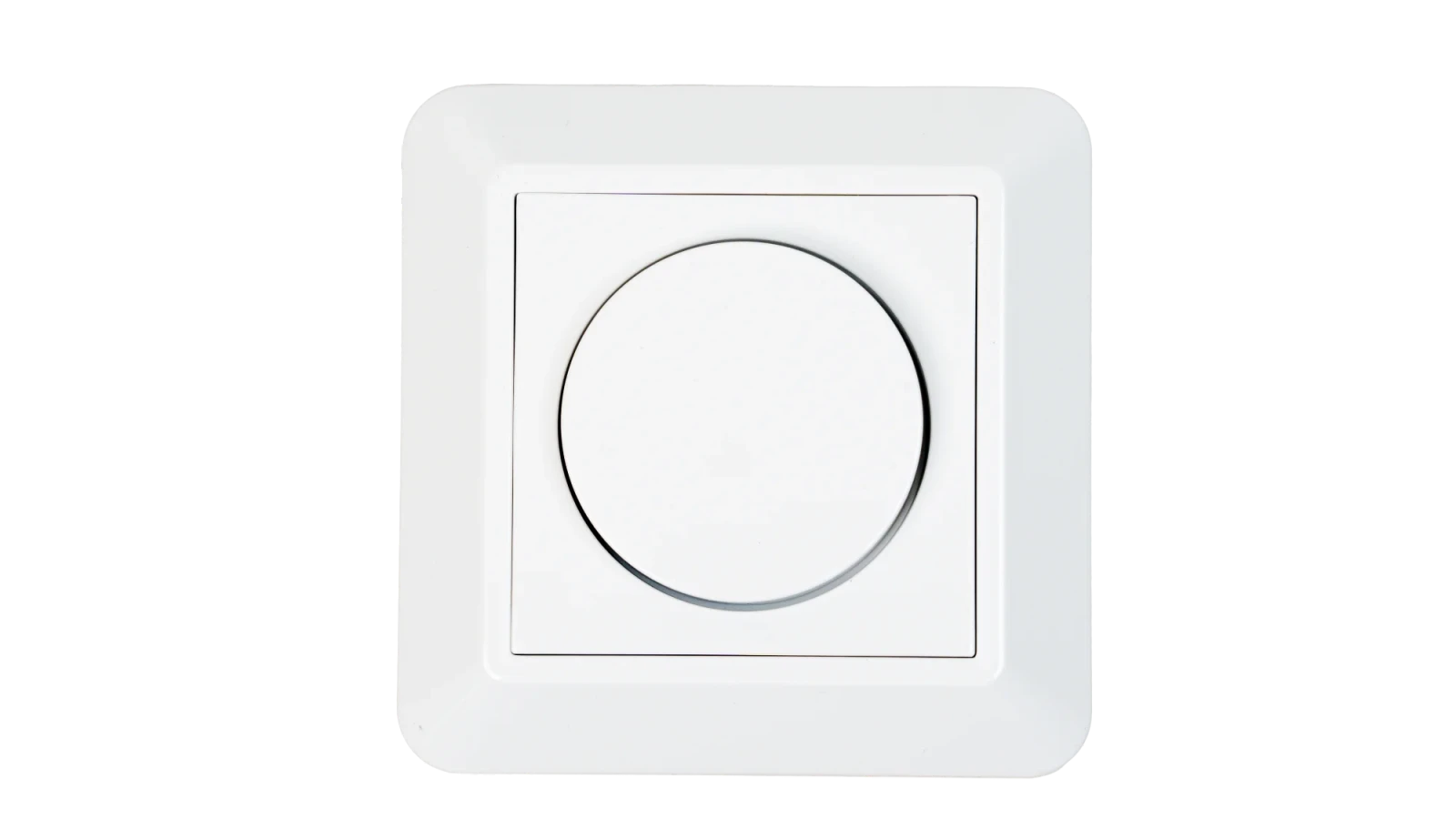 Dimmer Afdekplaat, Universeel, Glans Wit