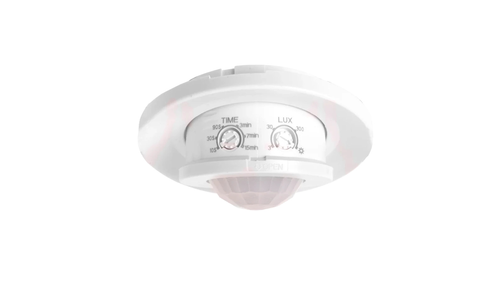Inbouw Bewegingsmelder Infrarood, Max 400W, IP20, Wit