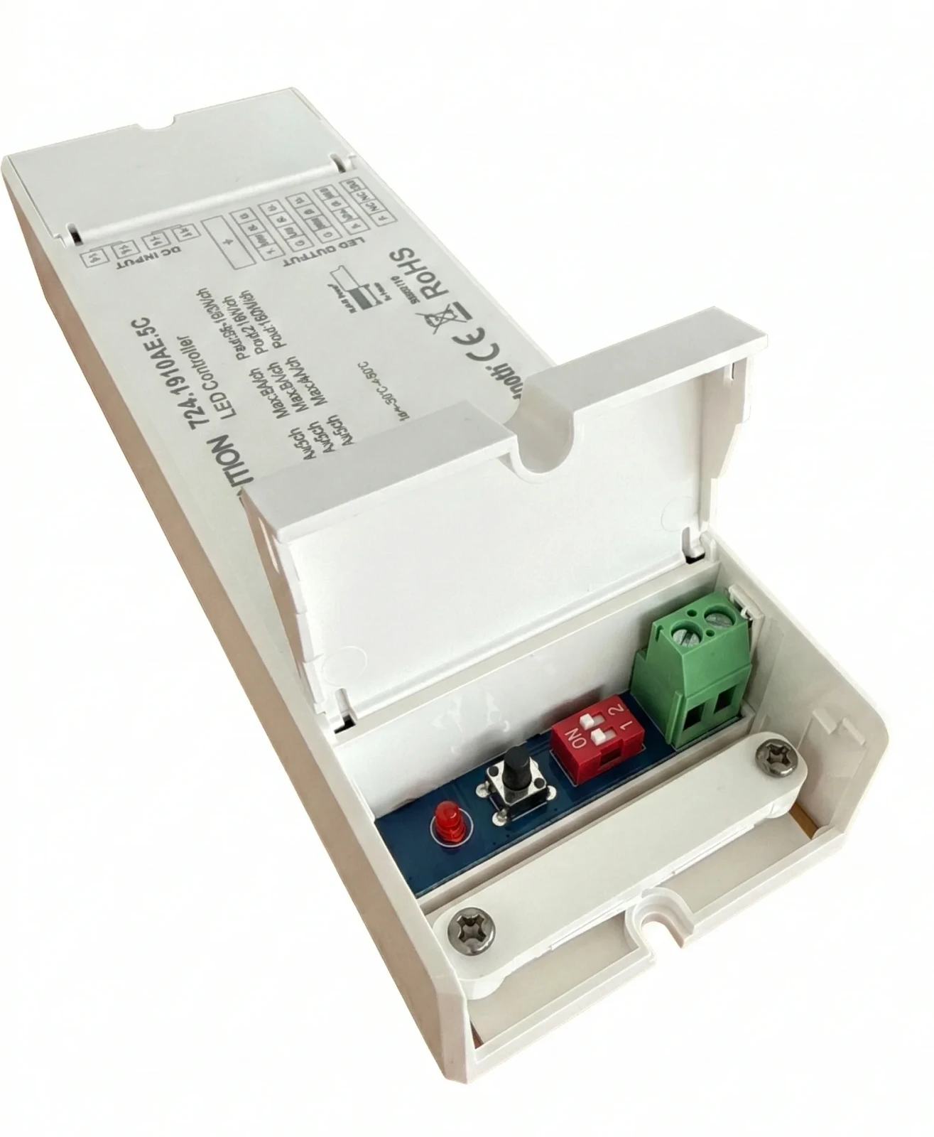 5-in-1 RF Bluetooth LED Controller, 12-48V, 5x8A, 960W
