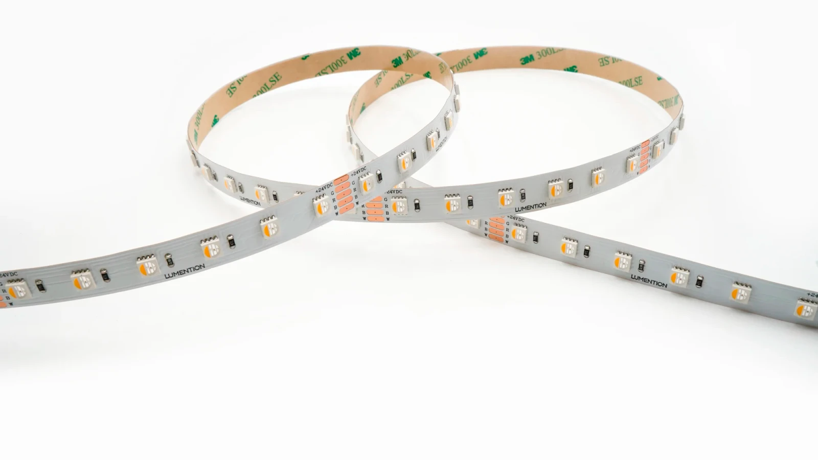 4-in-1 LED Strip, 14.4W/m, RGB+3000K, IP20