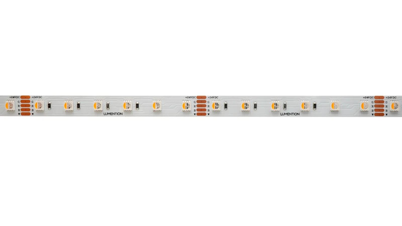 4-in-1 LED Strip, 14.4W/m, RGB+3000K, IP20