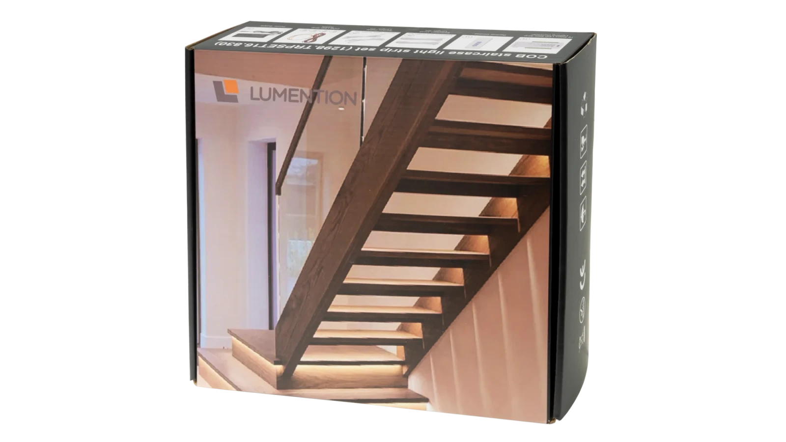 LED Trapverlichting met sensor, 16 Stappen, 3000K - trapset