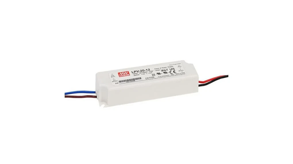 MEAN WELL LPV-20-12 Inbouwnetvoeding, 12Vdc, 1.67A, 20W