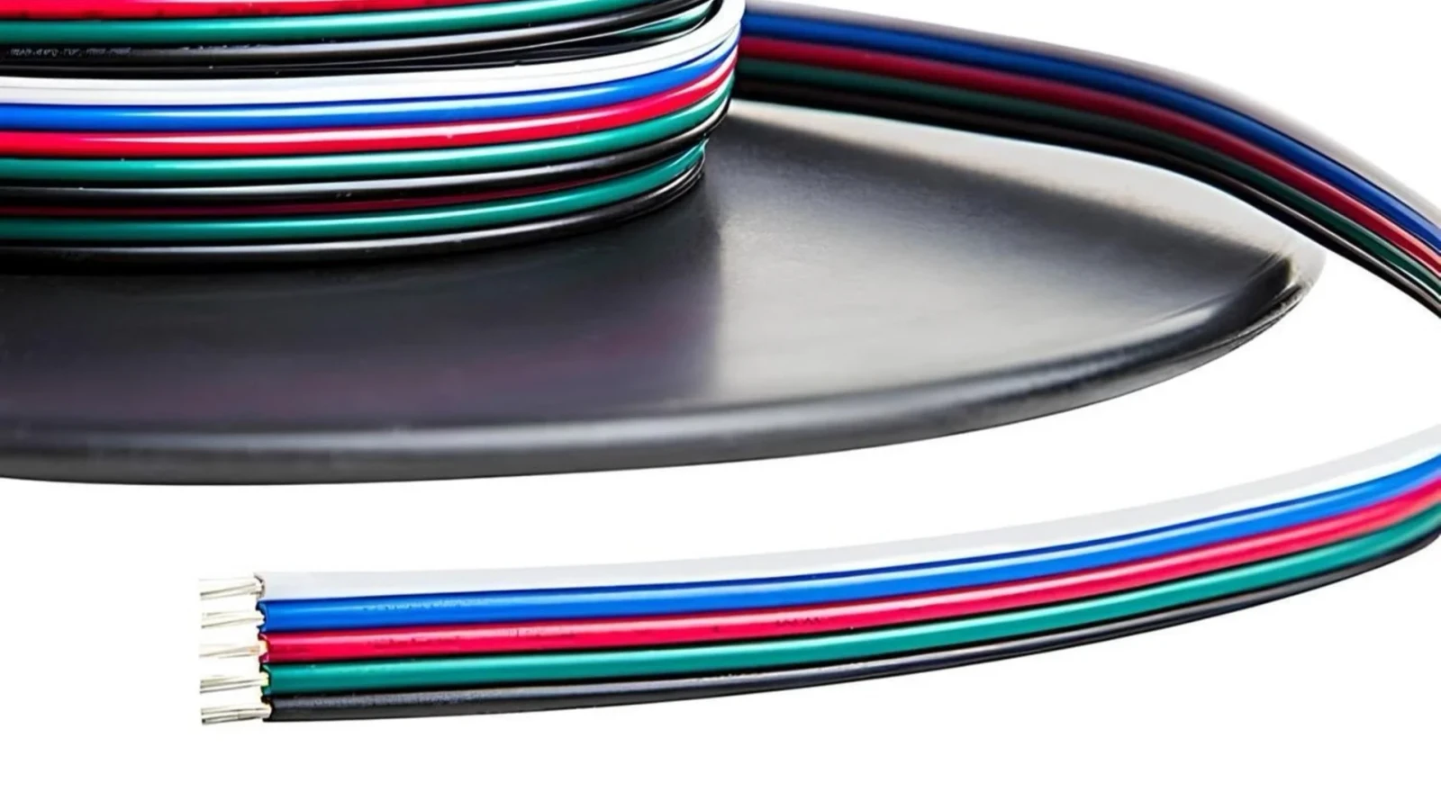 RGBW Kabel, AWG20, 5-aderig, per meter