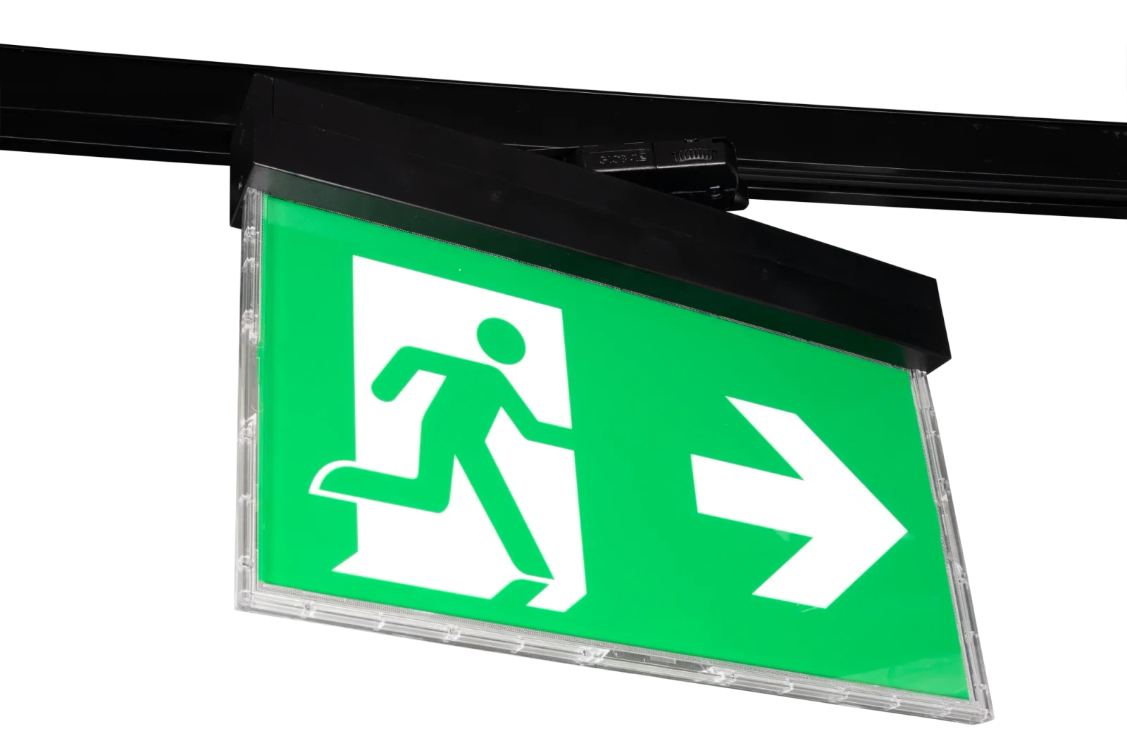 LED Nooduitgangsbord, Zwart, IP20