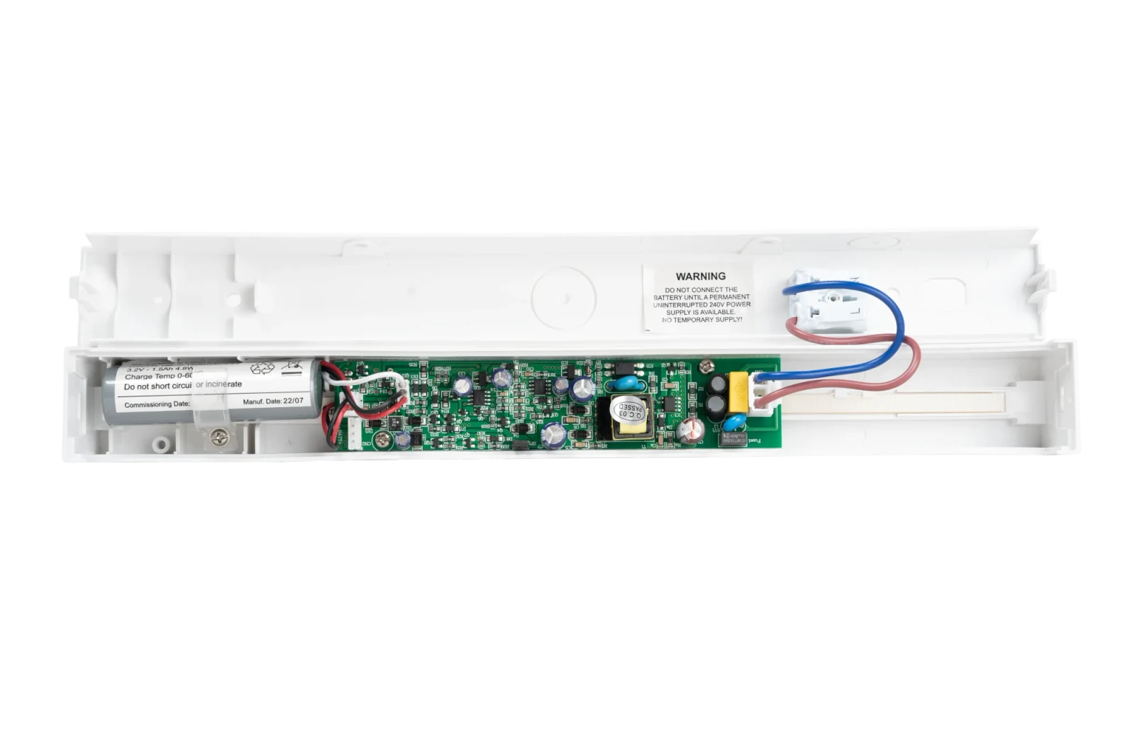 LED Nooduitgangsbord, Zwart, IP20