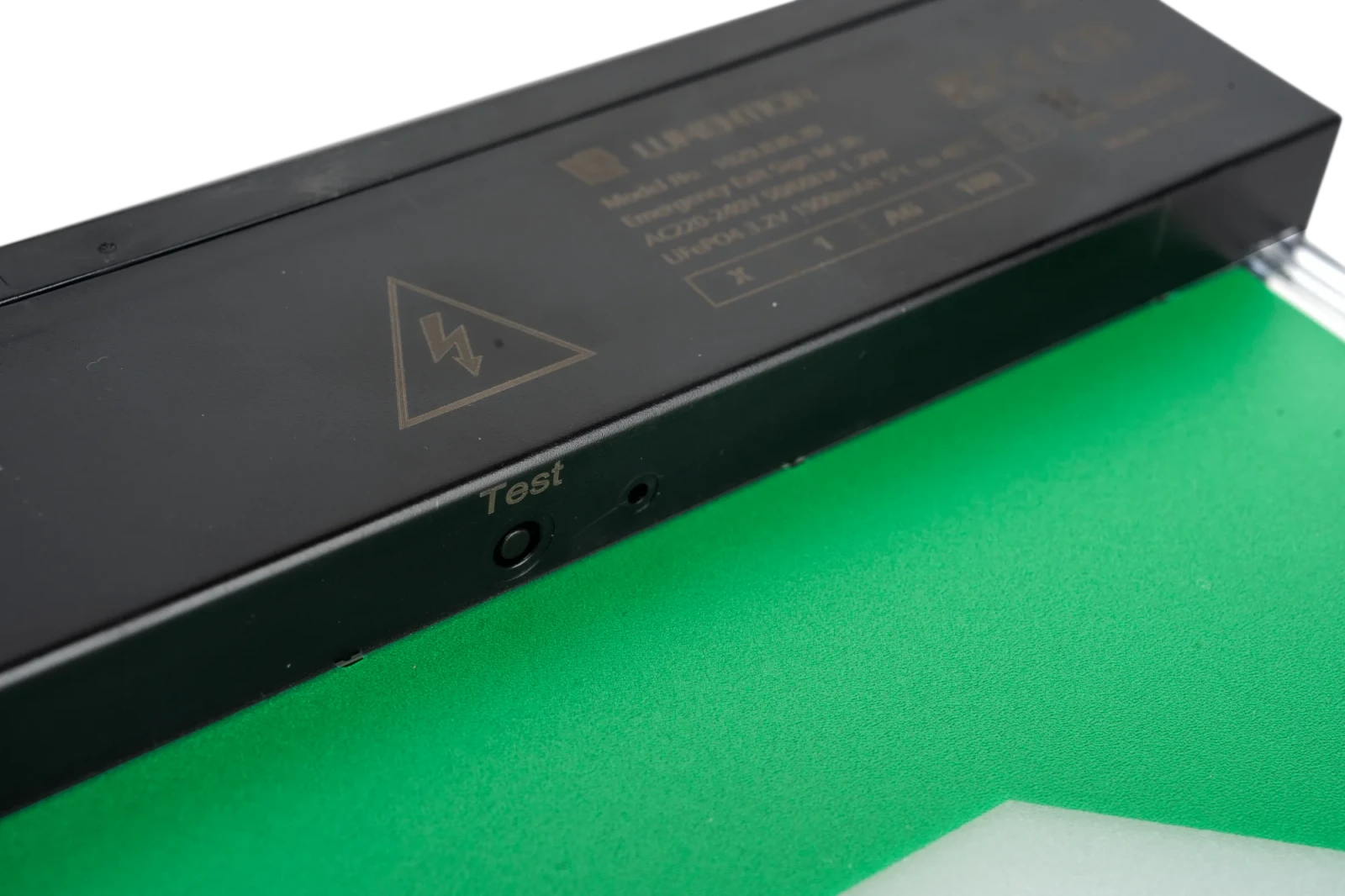 LED Nooduitgangsbord, Zwart, IP20