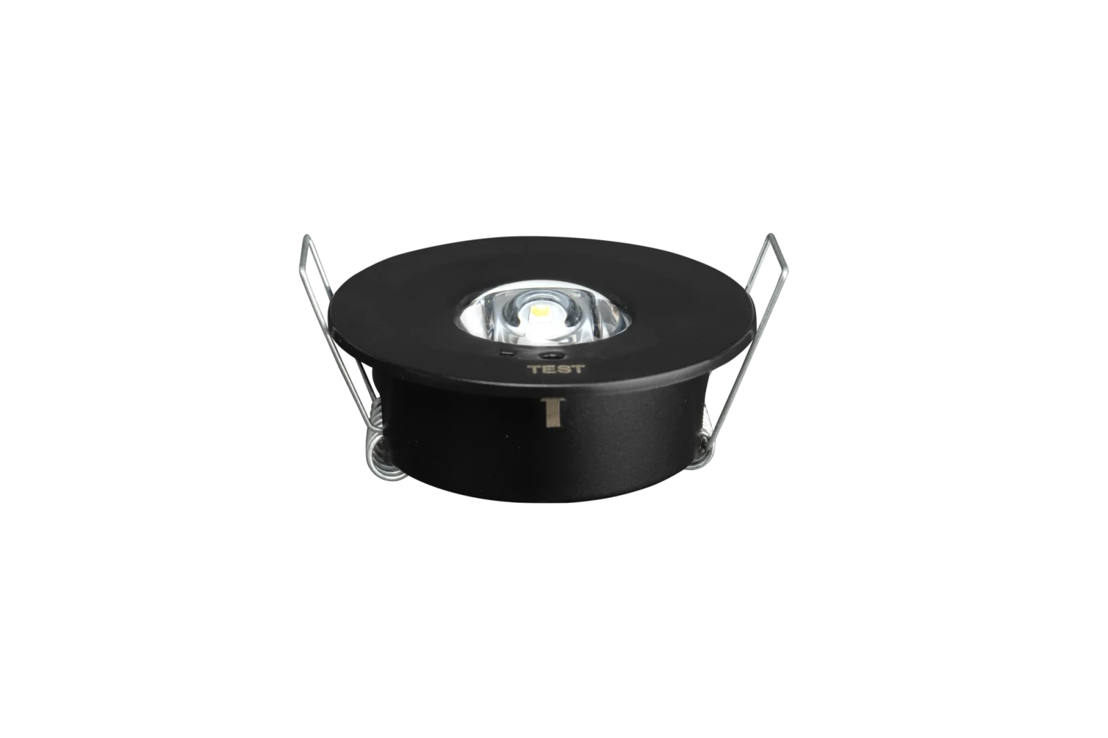 LED Noodverlichting Inbouw Spot, 1.2W, 6500K, IP20, Zwart