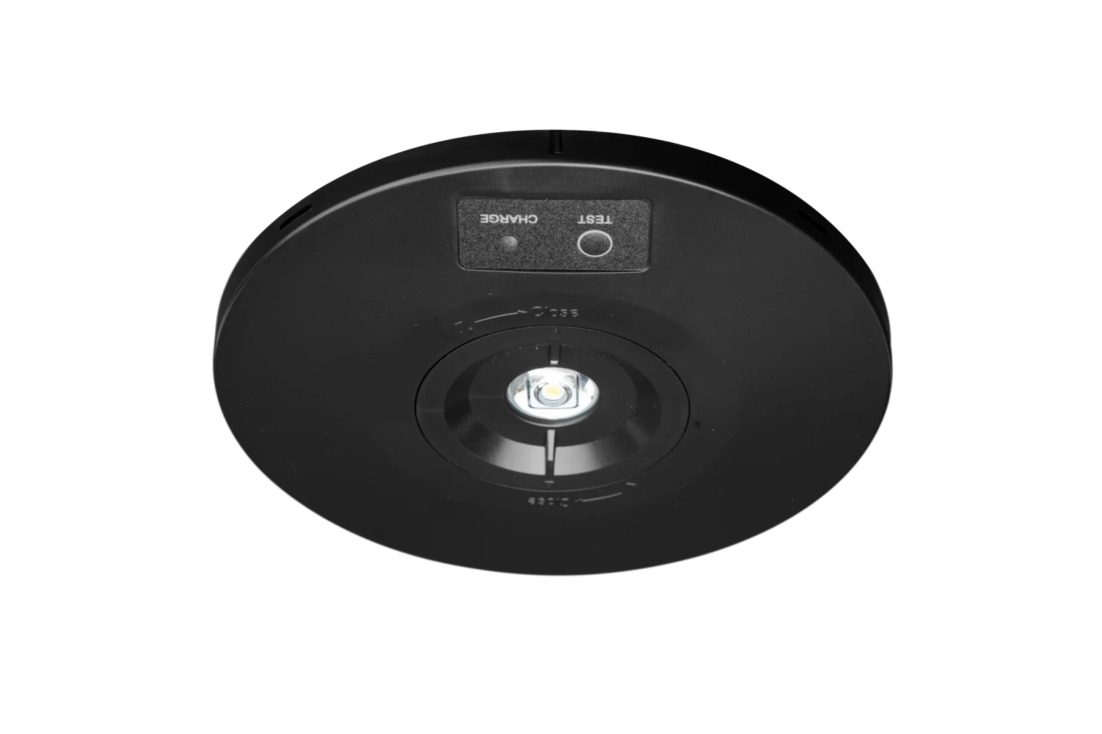 Noodverlichting Surface Rond Spot, 3W, 6500K, IP20, Zwart