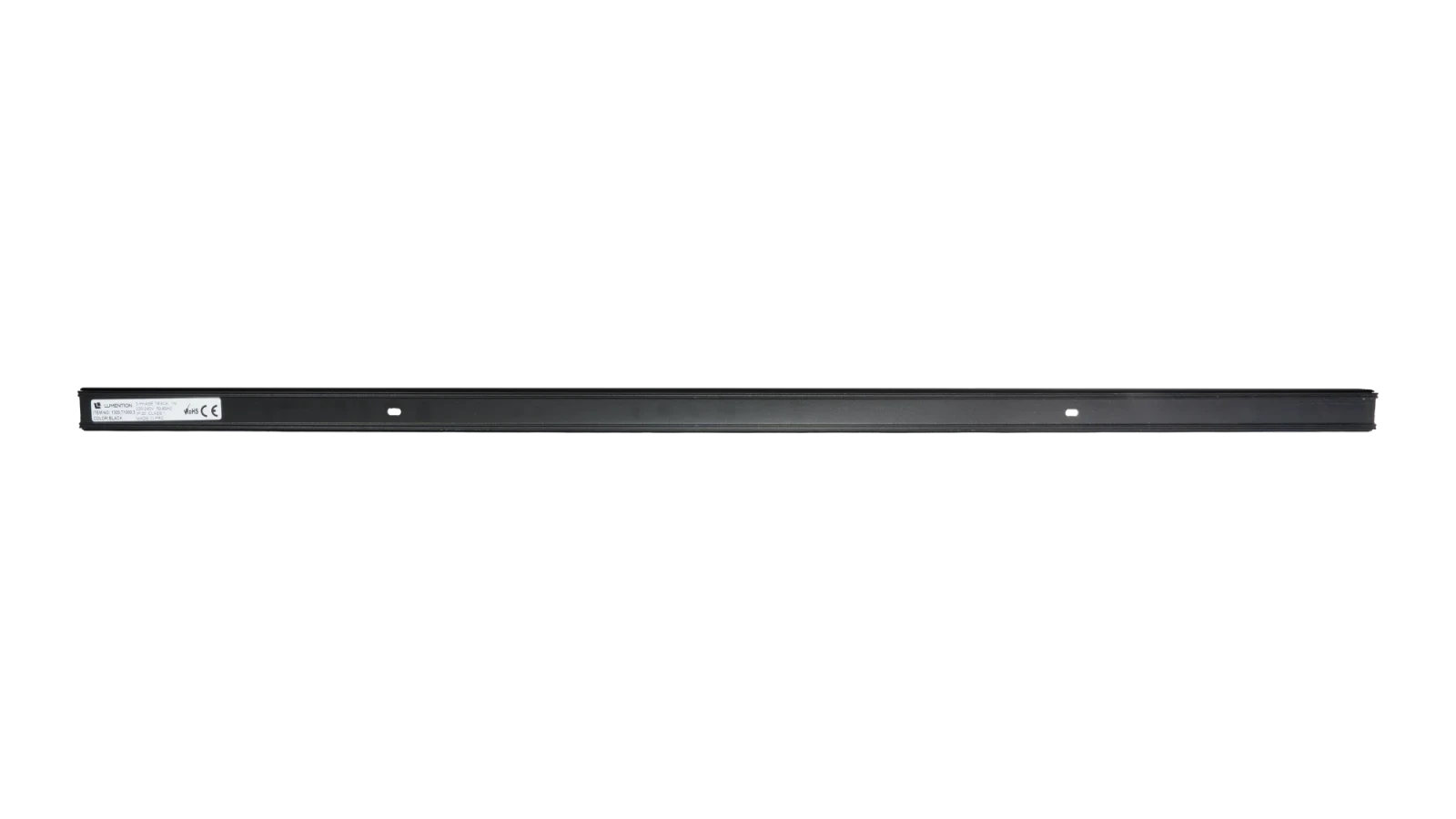 3-fase spanningsrail, 2000mm, Zwart