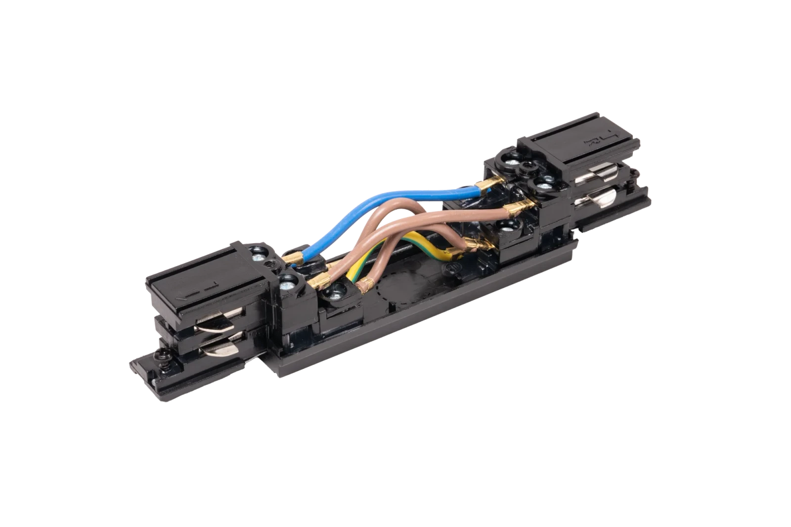 3-Fase Spanningsrail Middenvoeding, Zwart