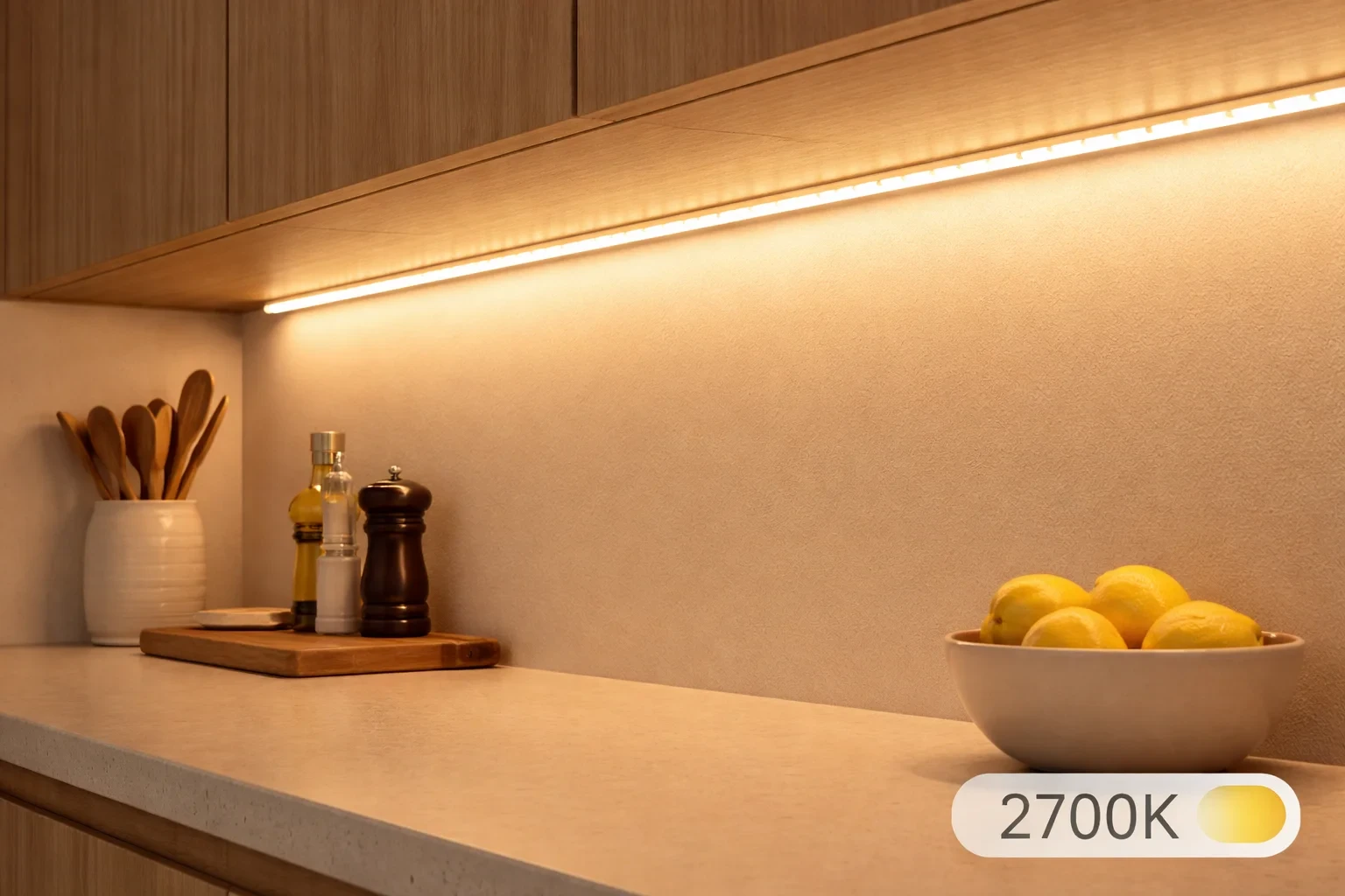 LED Strip, 24V, 2700K, IP65, 10M
