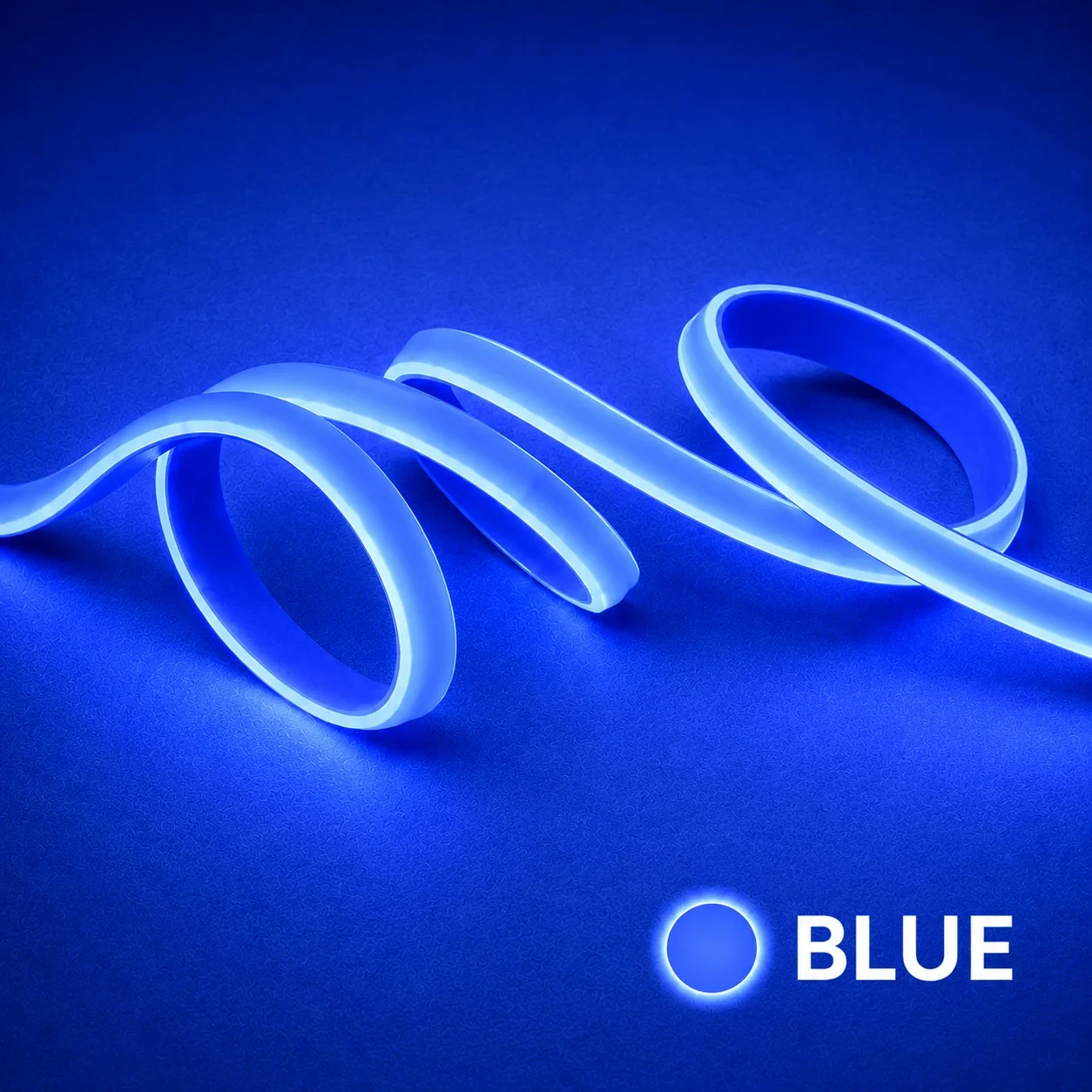 LED strip, 50 meter, Blauw, COB Leds, High Voltage, 220V, IP65