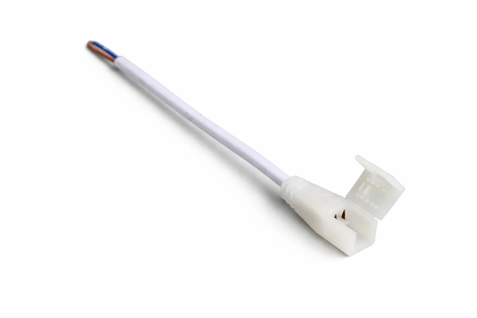 Quick Connector Wire, D5 NEON LED, 2-polig, Snelle aansluiting, Wit