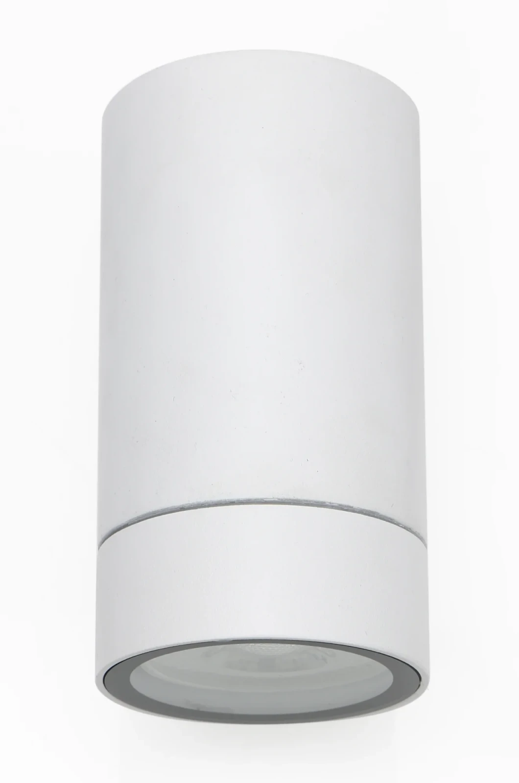 LED Wandlamp, GU10, IP65, Aluminium, Wit, Rond