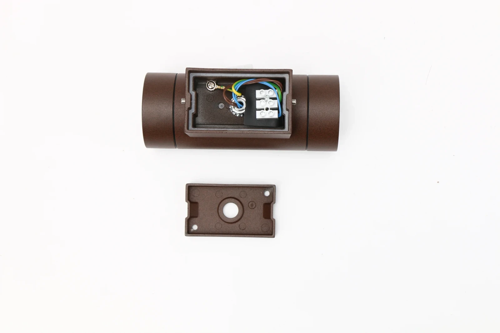 Moderne wandlamp, GU10 fitting, Aluminium, IP65, Corten