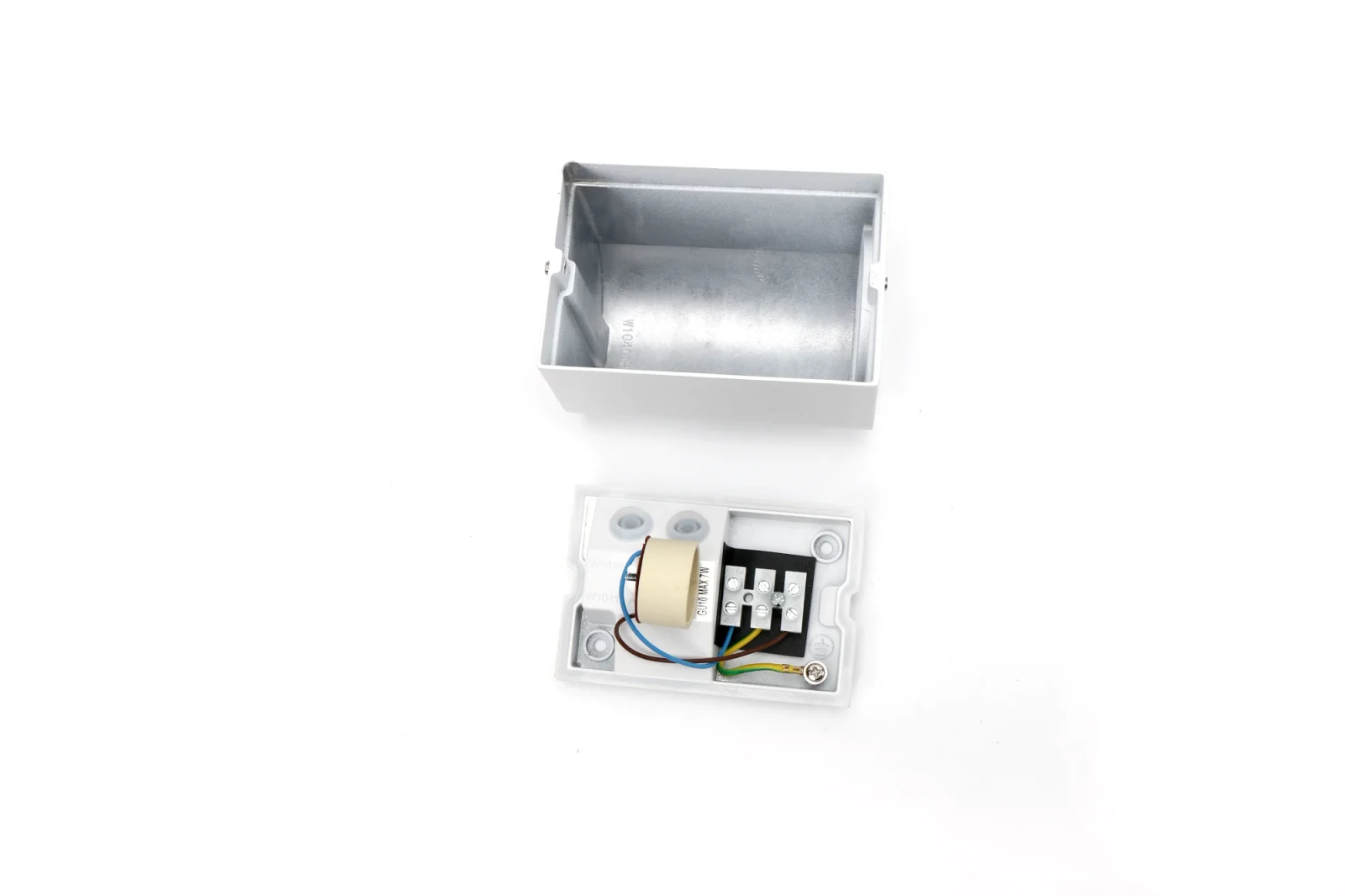 Moderne wandlamp, GU10 fitting, Aluminium, IP65, Wit
