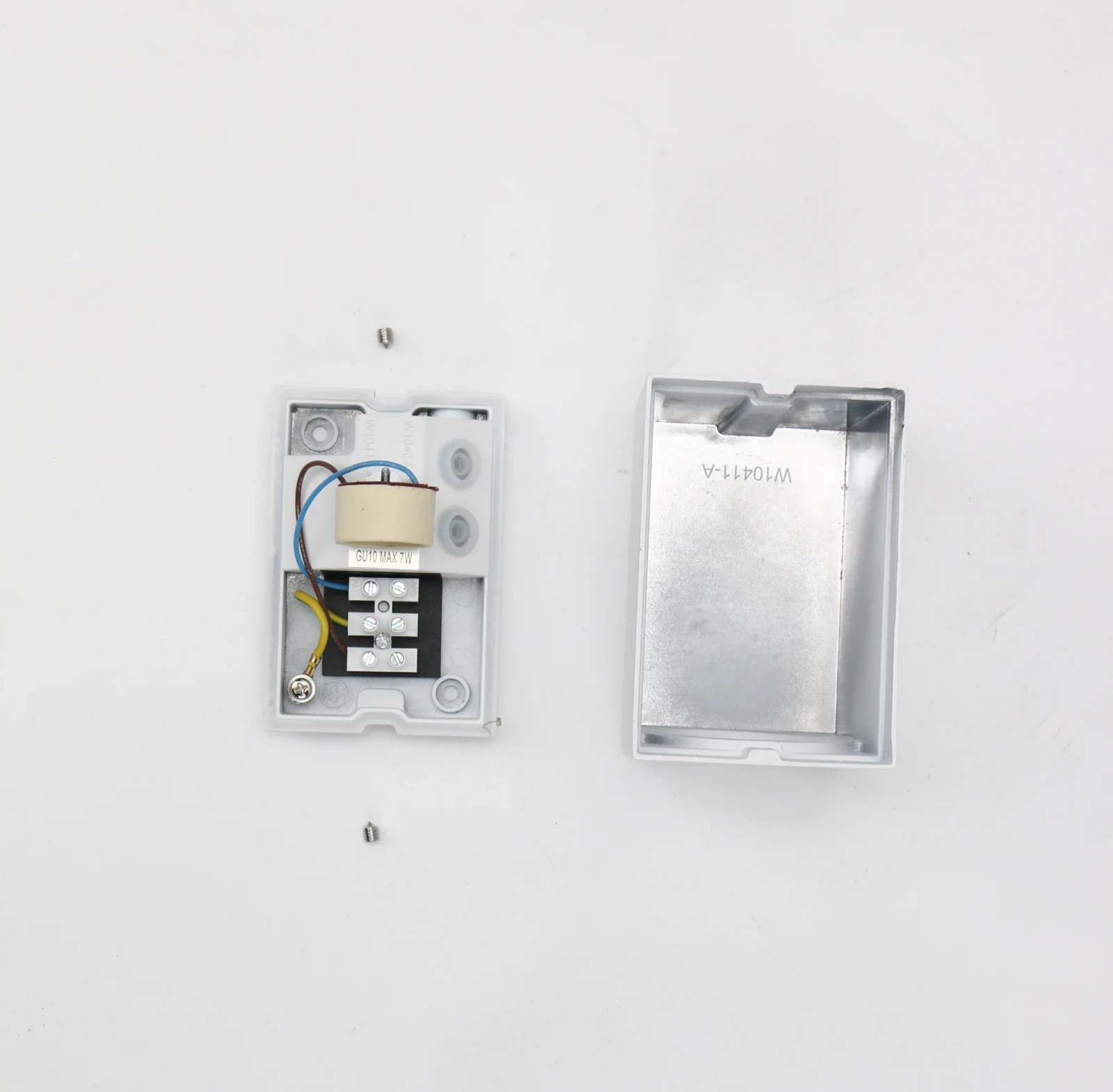 Moderne wandlamp, GU10 fitting, Aluminium, IP65, Wit