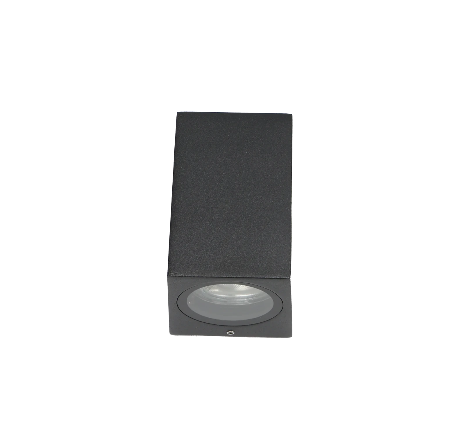 Moderne wandlamp, GU10 fitting, Aluminium, IP65, Zwart