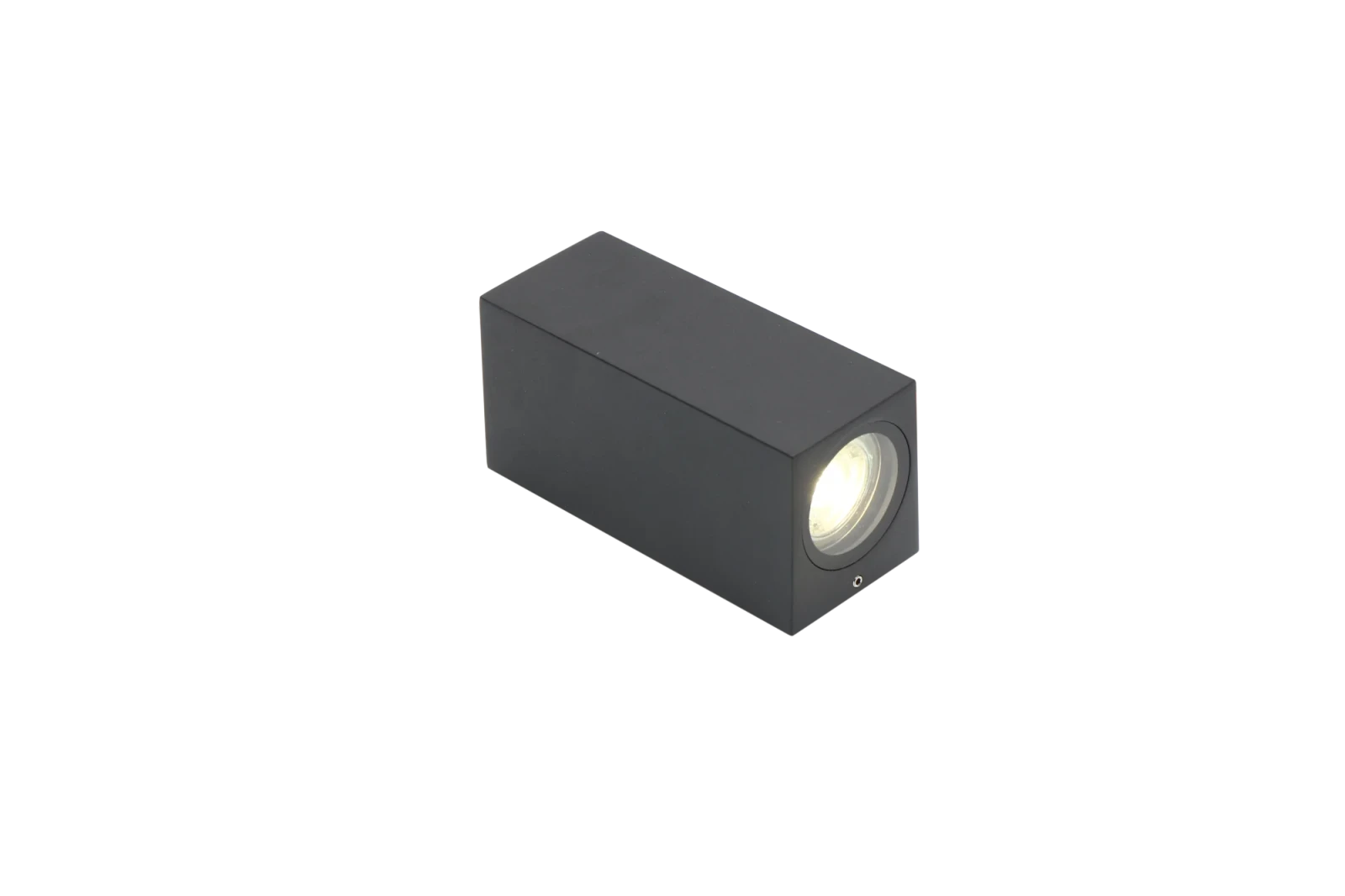 Moderne wandlamp, GU10 fitting, Aluminium, IP65, Zwart