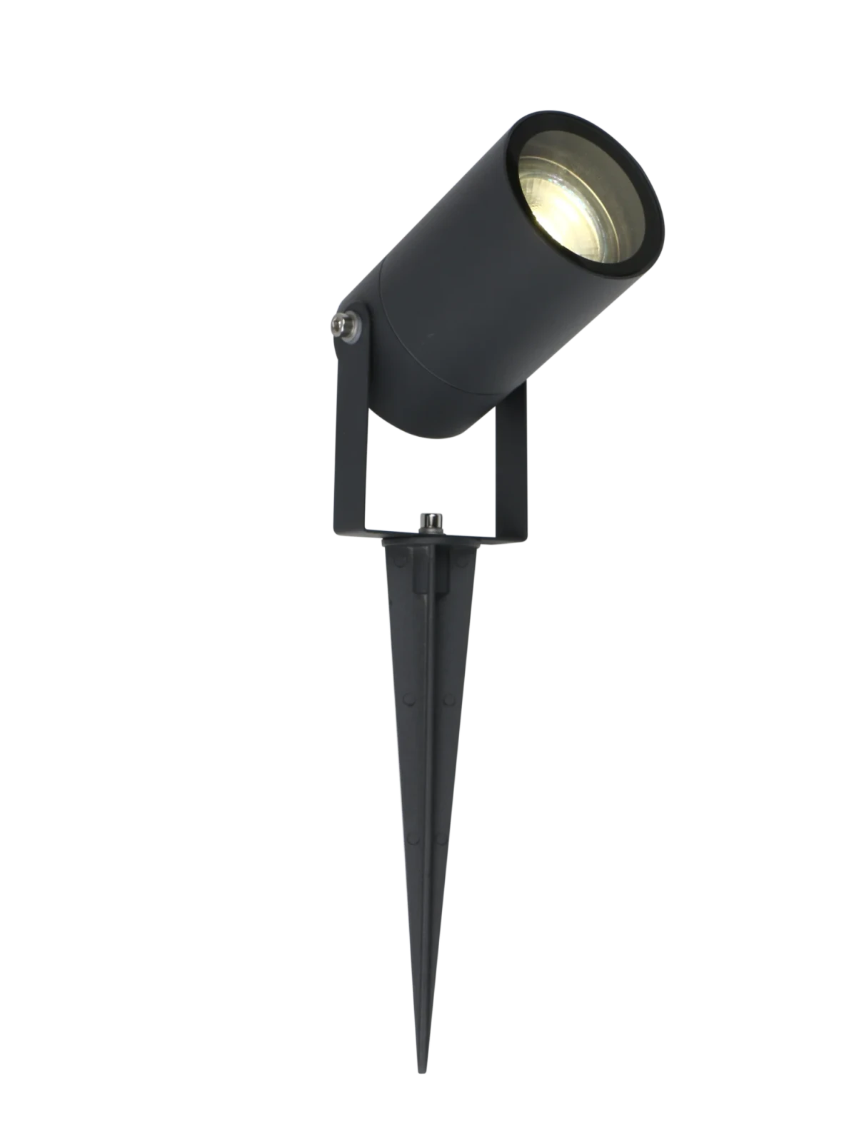 Buitenlamp prikspot, GU10 fitting, Aluminium, IP65, Zwart