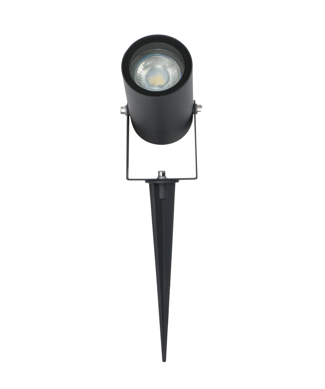 Buitenlamp prikspot, GU10 fitting, Aluminium, IP65, Zwart