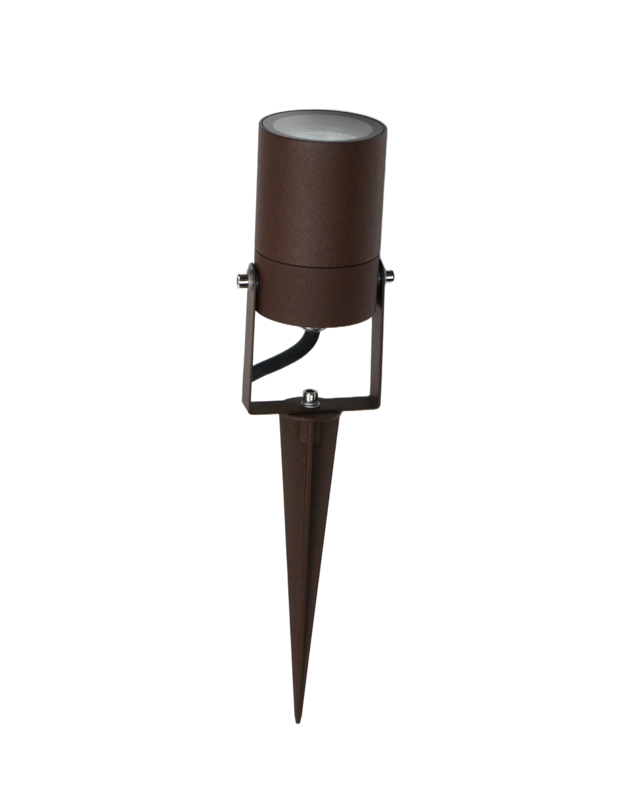 Buitenlamp prikspot, GU10 fitting, Aluminium, IP65, Corten