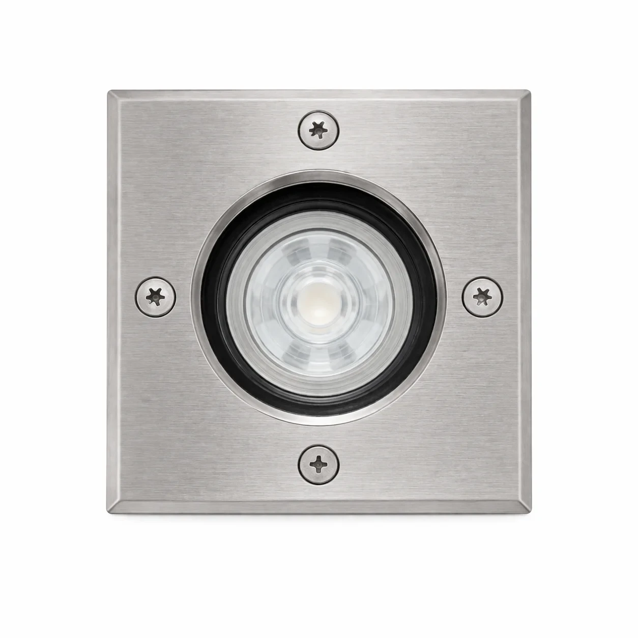 Inbouw grondspot, GU10 fitting, Aluminium, IP67, RVS