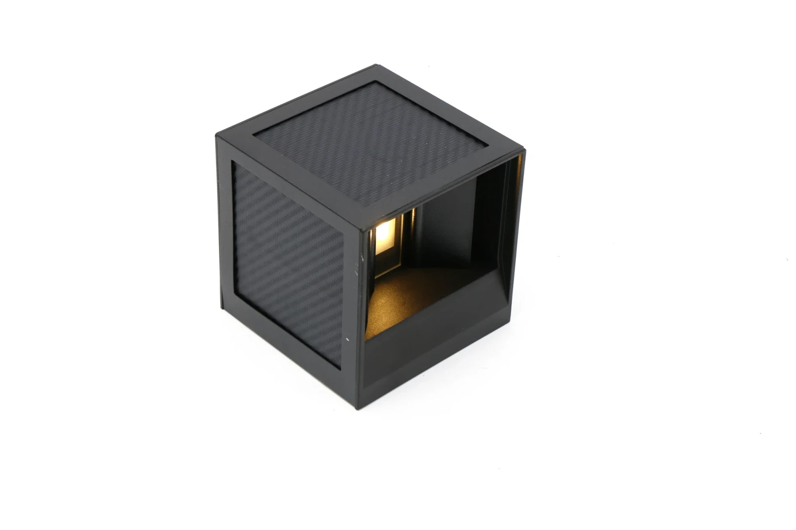 Moderne wandlamp Solar, 2x5W, CCT, Aluminium, IP65, Zwart