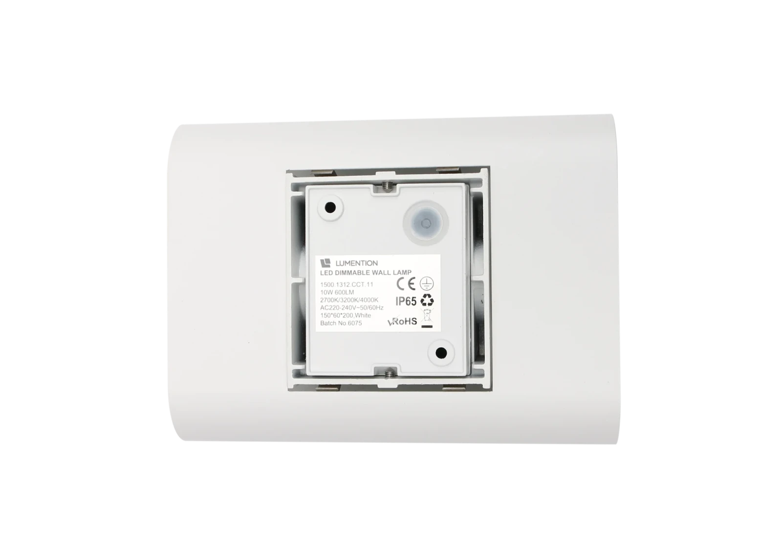 Moderne wandlamp wit, 2x5W, CCT, Aluminium, IP65