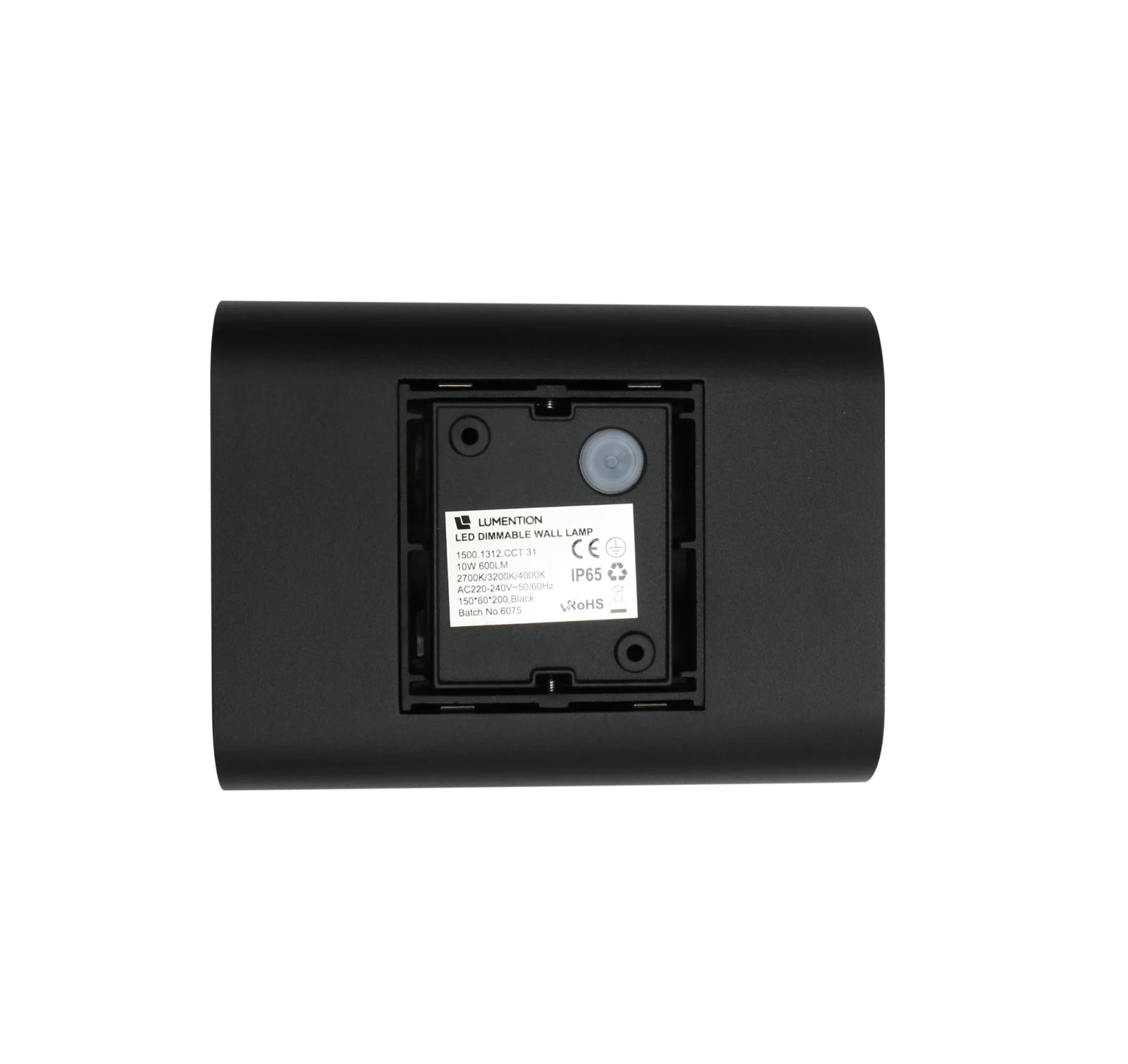 Moderne wandlamp zwart, 2x5W, CCT, Aluminium, IP65