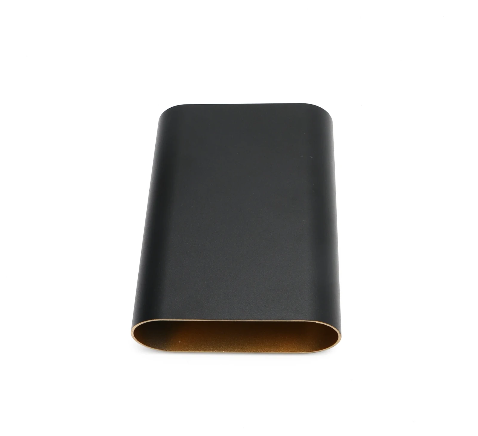 Moderne wandlamp zwart, 2x5W, CCT, Aluminium, IP65, goud binnen
