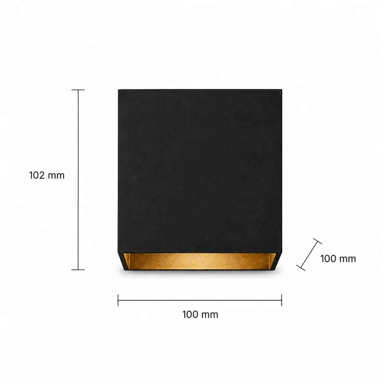 Moderne wandlamp zwart, LED, 7W, CCT, Aluminium, IP65