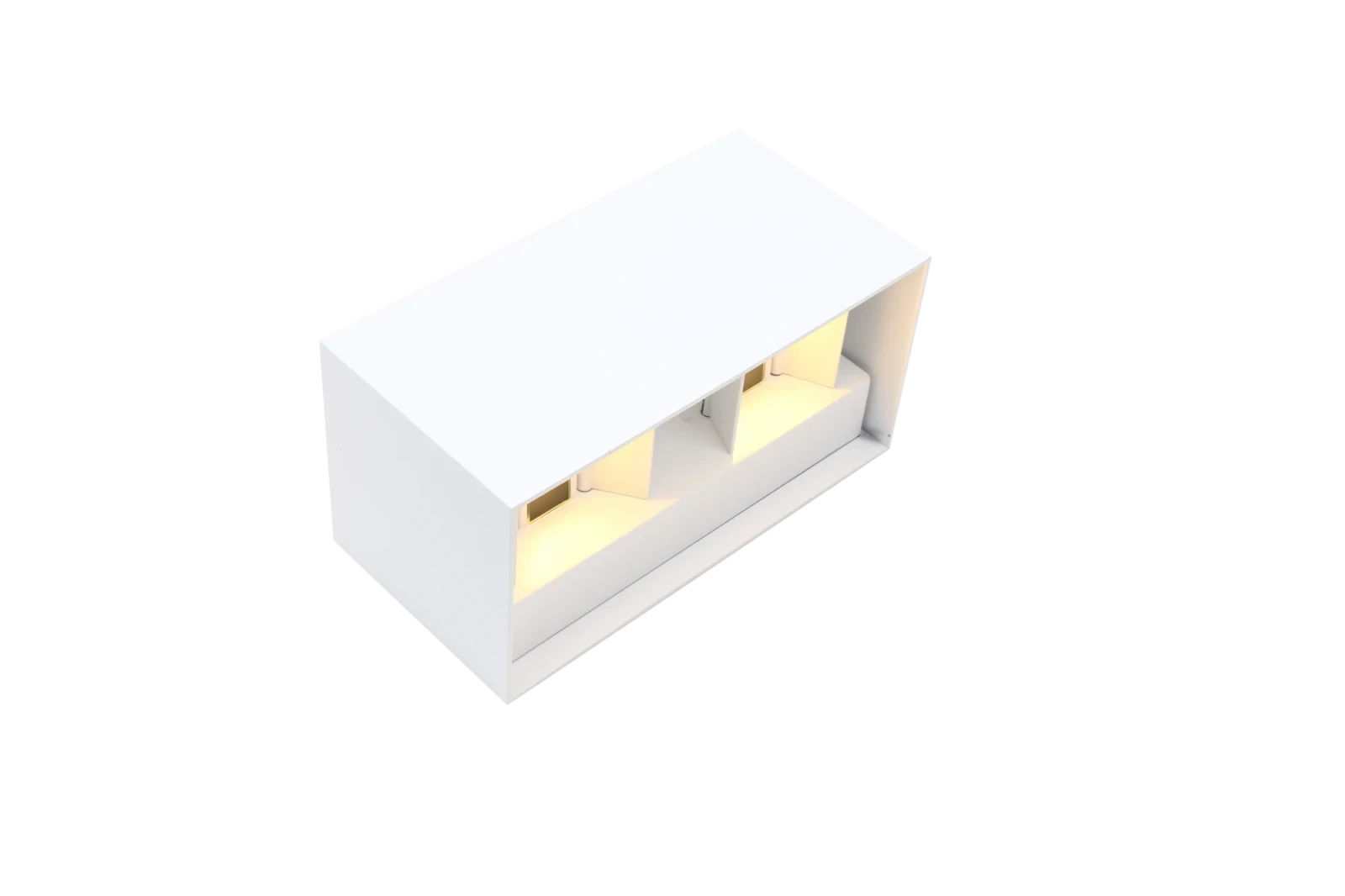 Moderne wandlamp wit, 4x3W, CCT, Aluminium, IP65