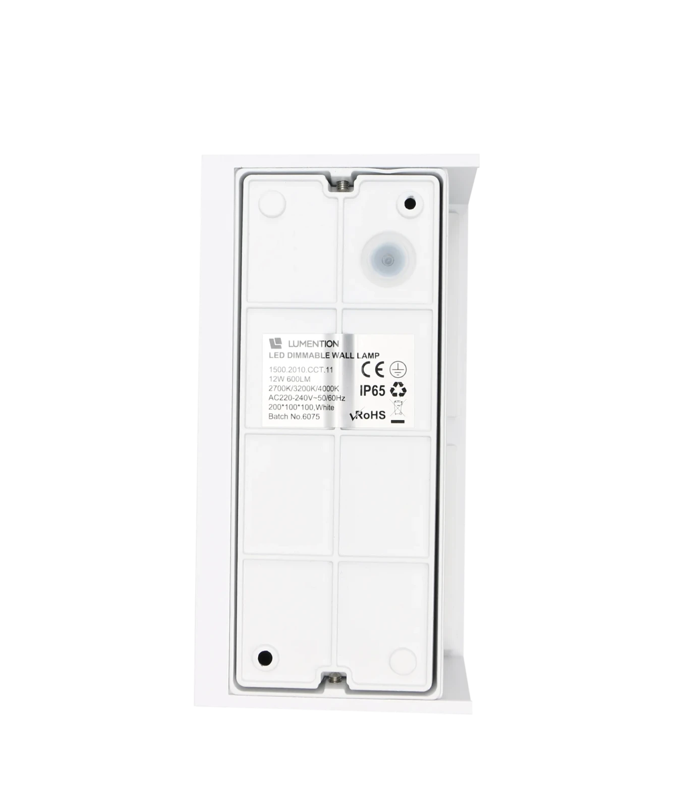 Moderne wandlamp wit, 4x3W, CCT, Aluminium, IP65