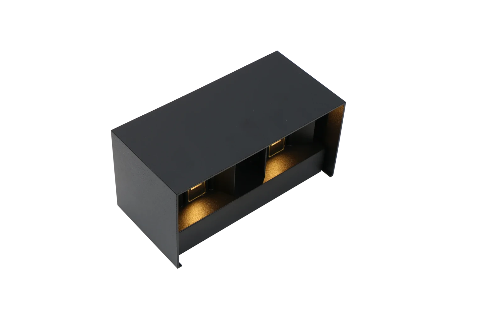 Moderne wandlamp zwart, 4x3W, CCT, Aluminium, IP65