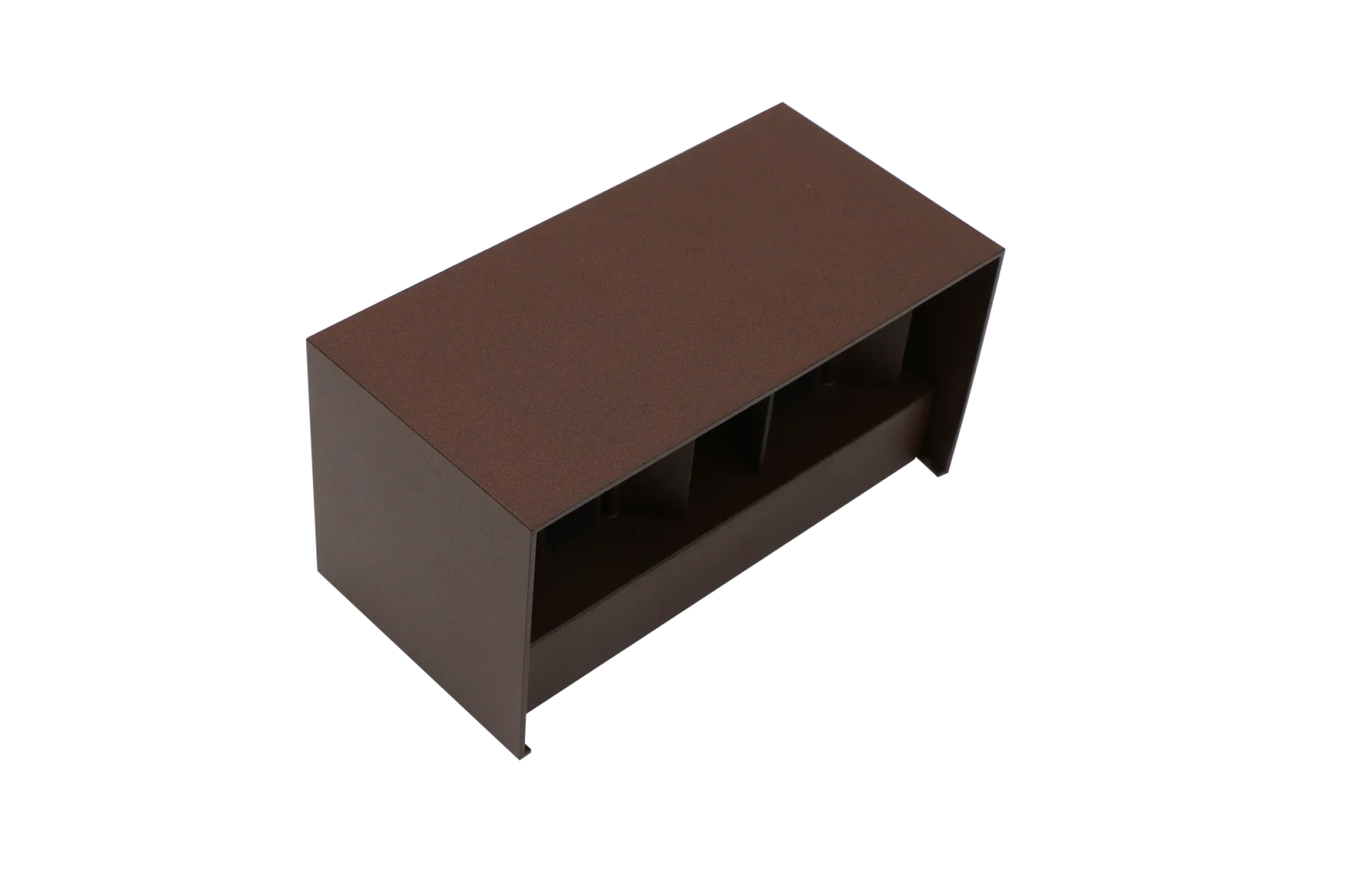 Moderne wandlamp corten, 4x3W, CCT, Aluminium, IP65