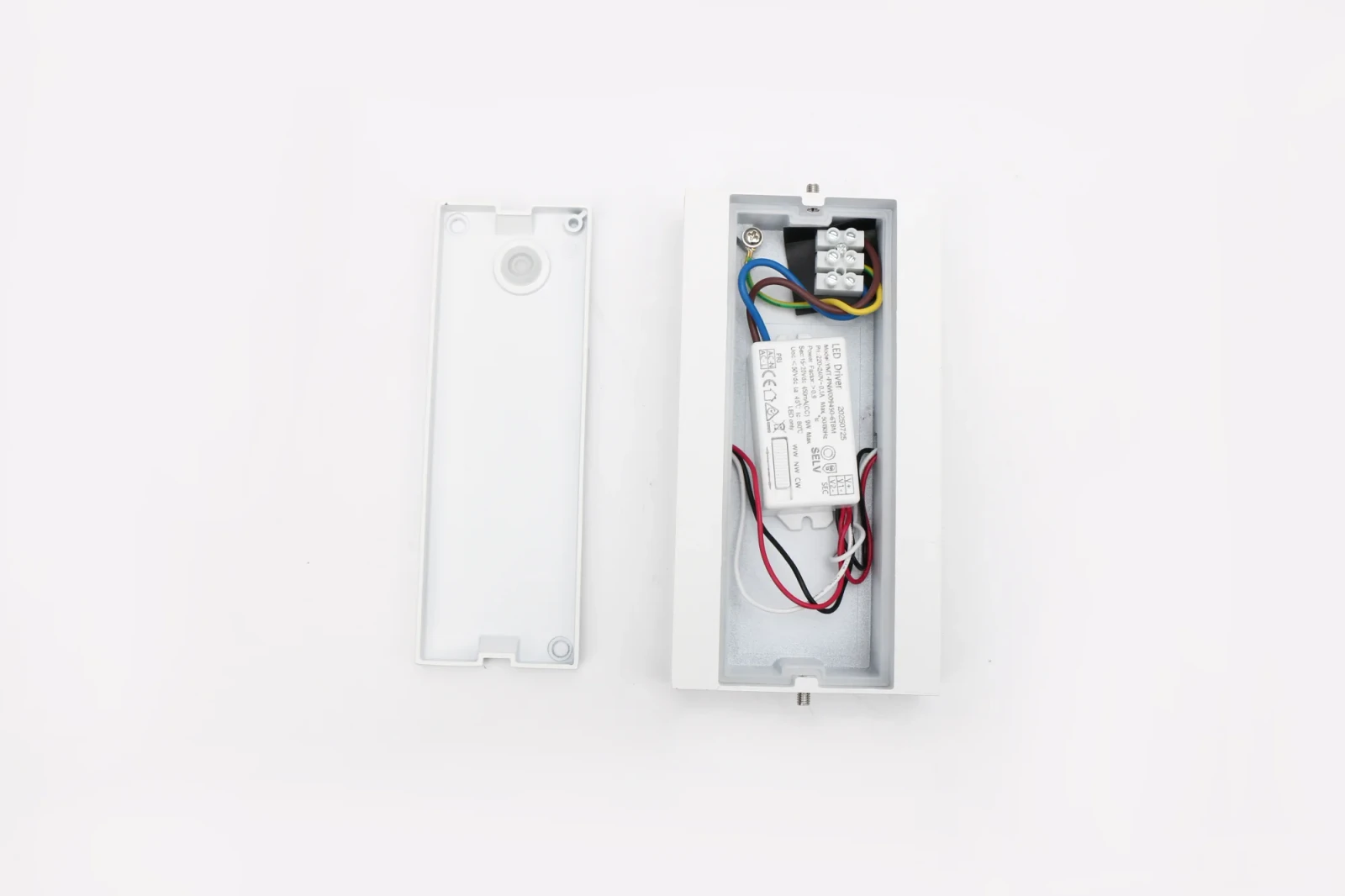 Moderne wandlamp wit, 2x5W, CCT, Aluminium, IP65